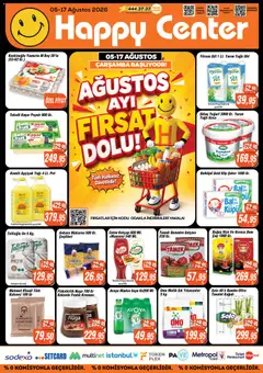 05 Ağustos 2026 tarihinden itibaren geçerli olan Happy Center kataloğu önizlemesi