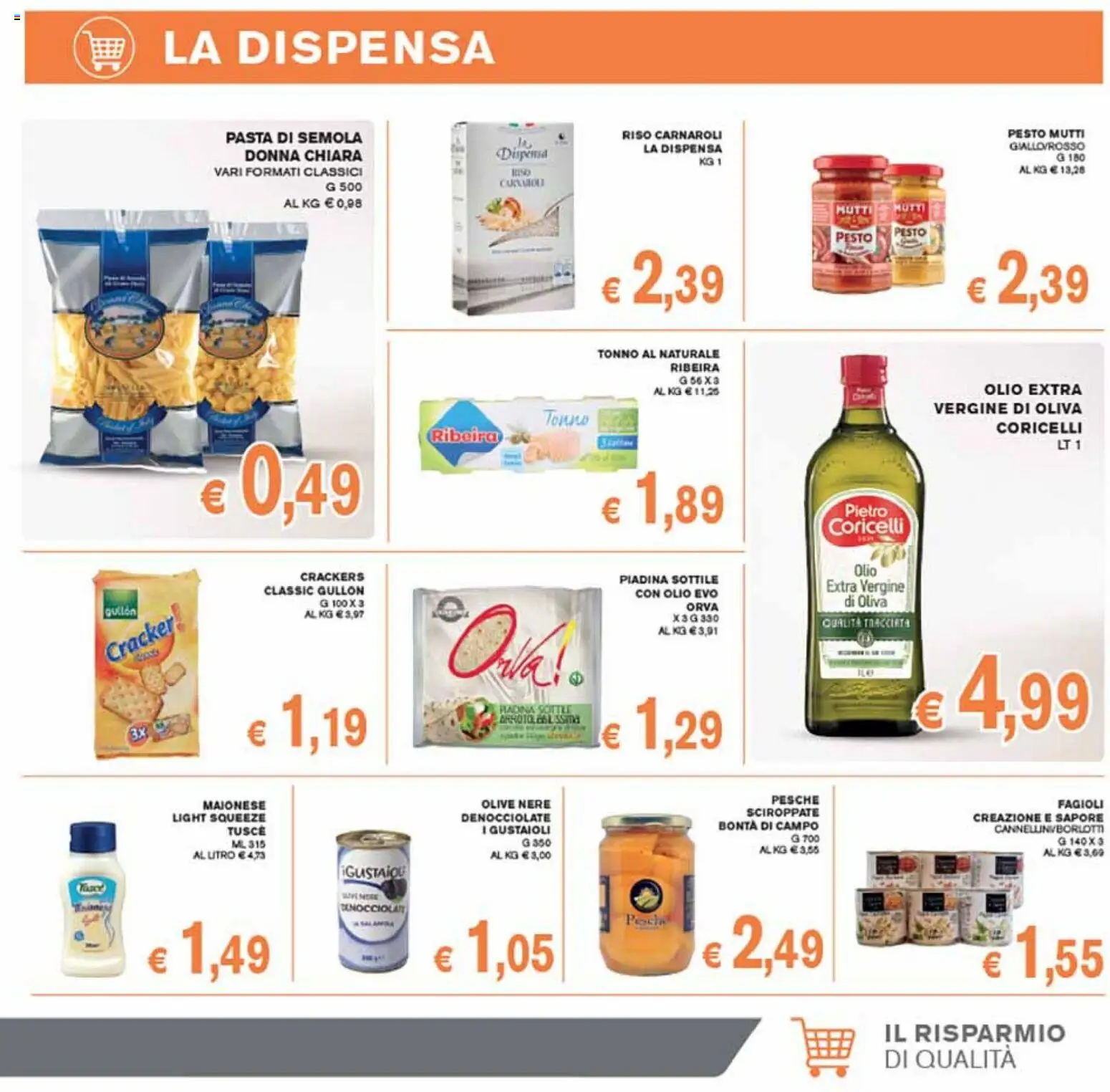 Volantino Coal del 10/09/2026 | Pagina: 9 | Prodotti: Olive, Pesto, Cracker, Pesche