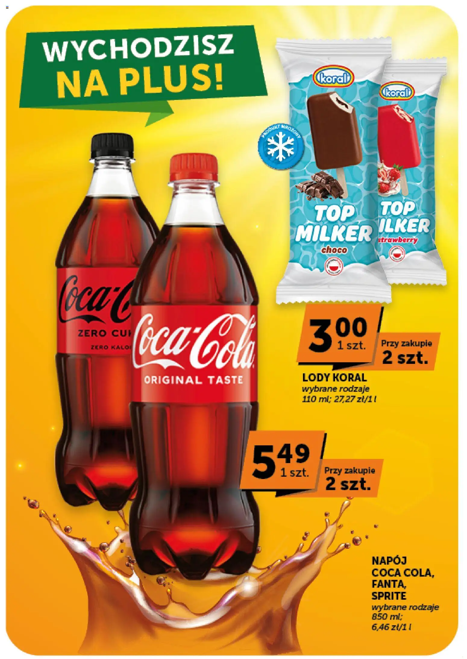 ABC gazetka - Minimarket od 23.07.2026 | Strona: 8 | Produkty: Sprite, Lody koral, Lody