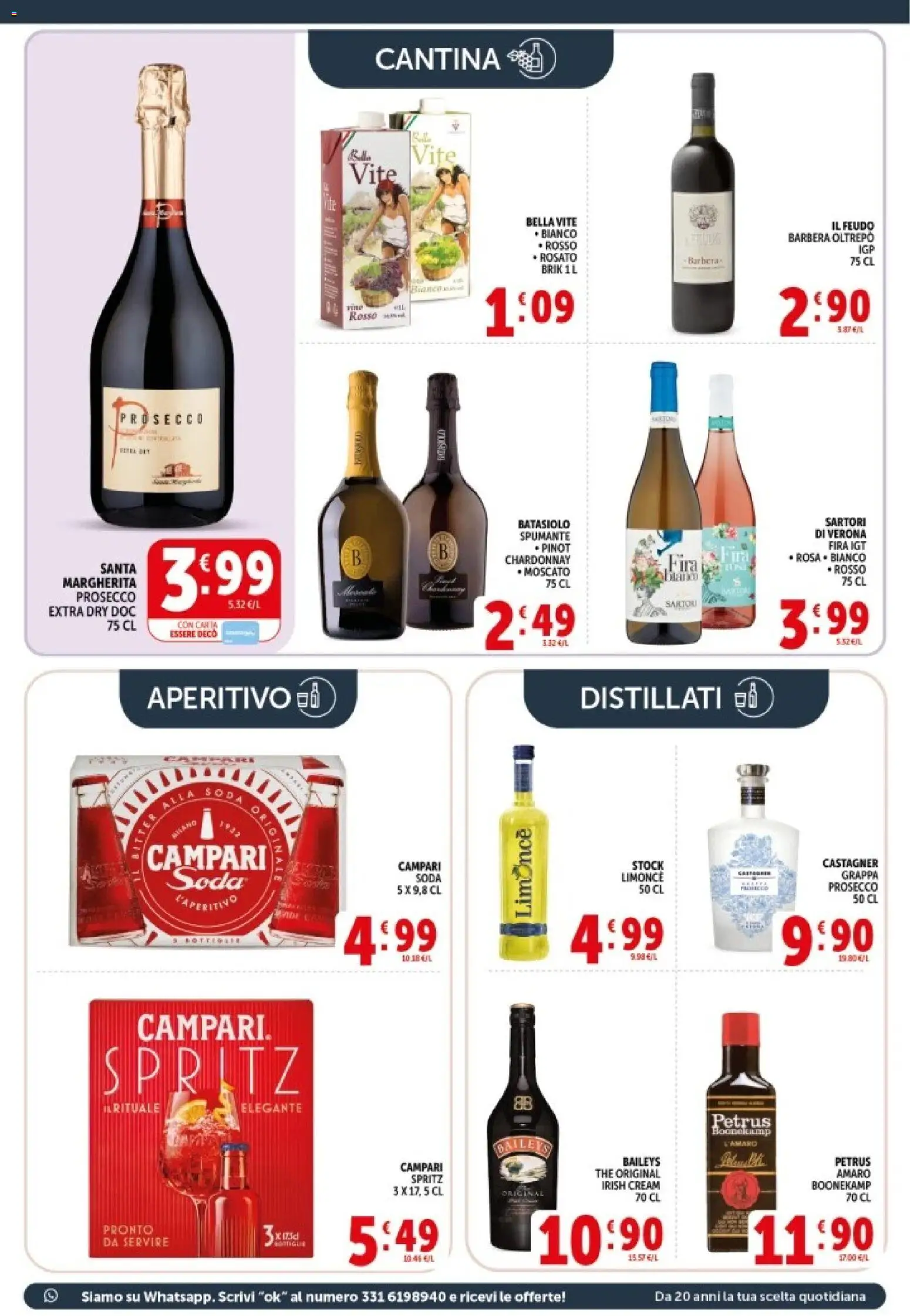 Volantino Decò del 08.06.2026 | Pagina: 18 | Prodotti: Prosecco, The, Spumante, Aperitivo