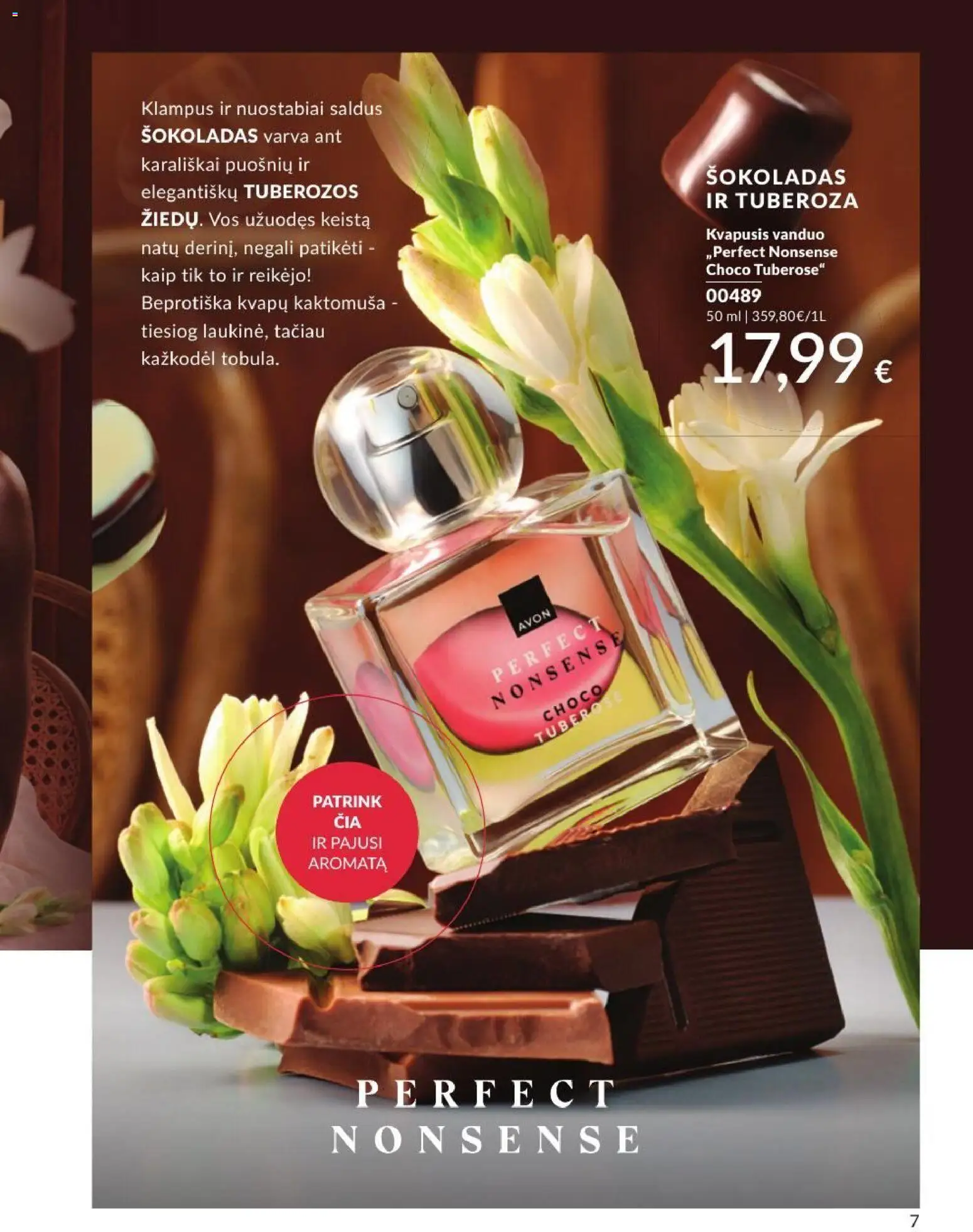 AVON akcijos nuo 2026.07.01 | Puslapis: 7 | Prekių: Kvapusis vanduo, Šokoladas
