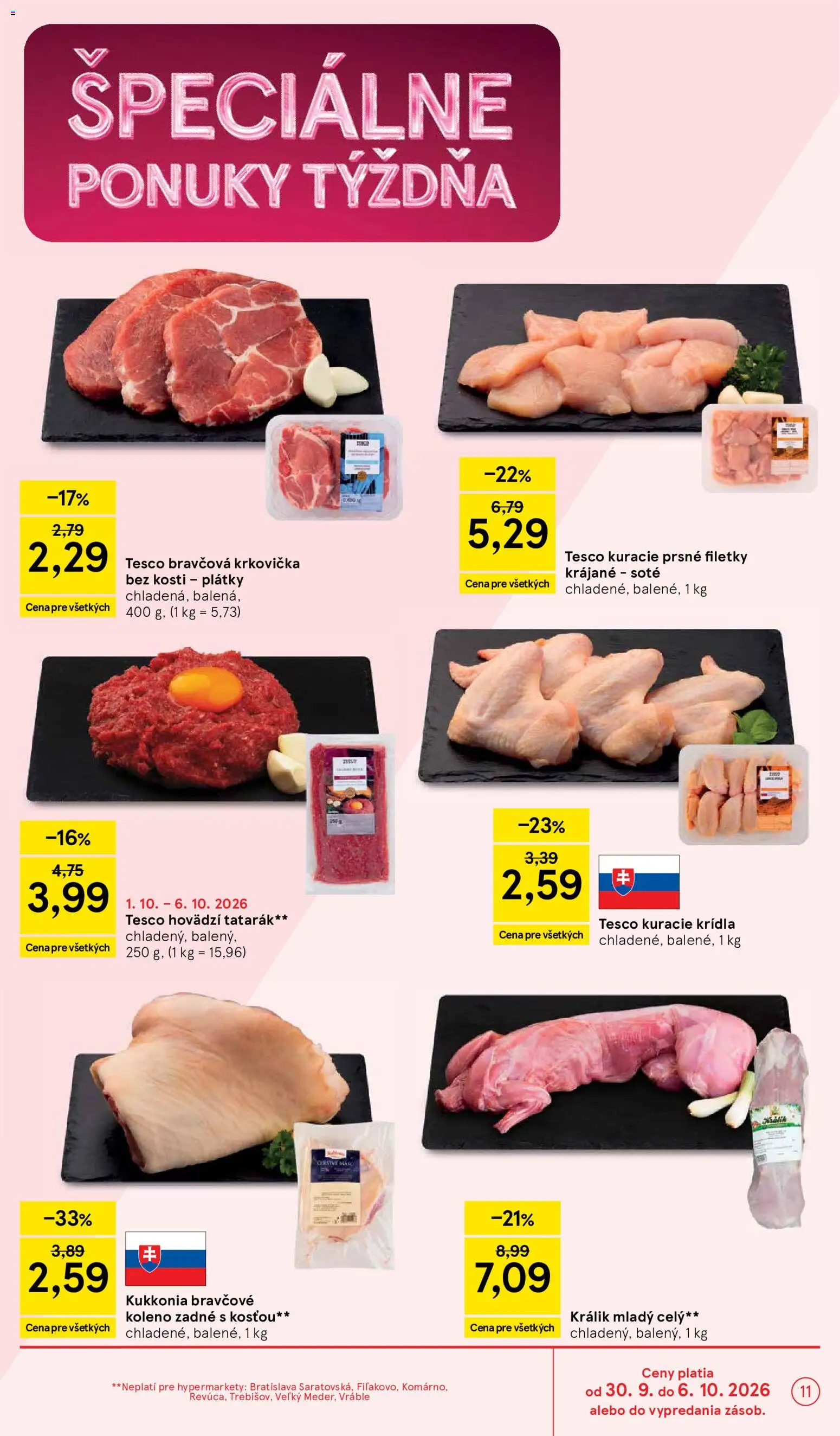 Nové Tesco akcie – leták je platný od 30.09.2026 | Strana: 11