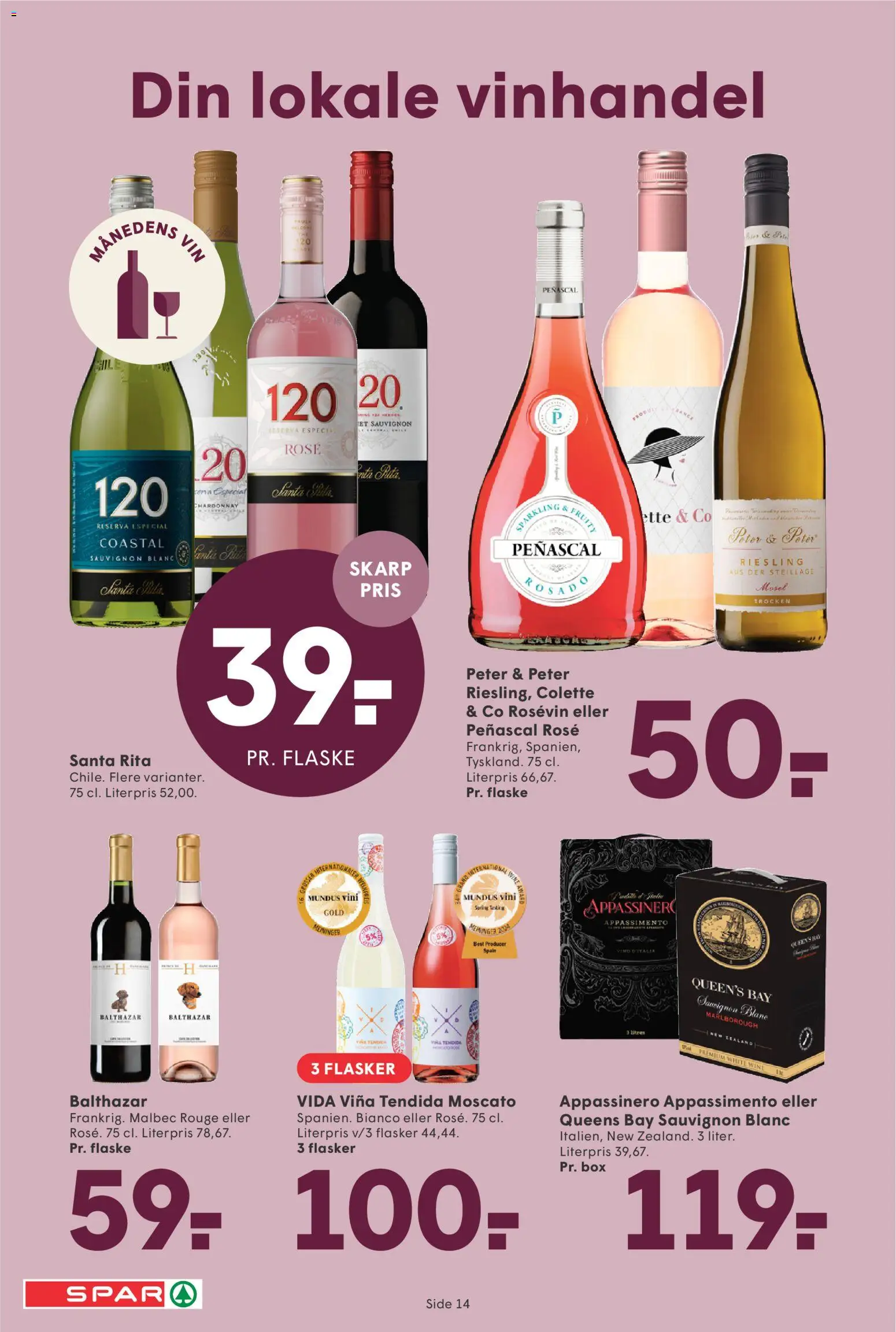 Spar tilbudsavis – gyldig fra 31/07/2026 | Side: 15 | Produkter: Vin