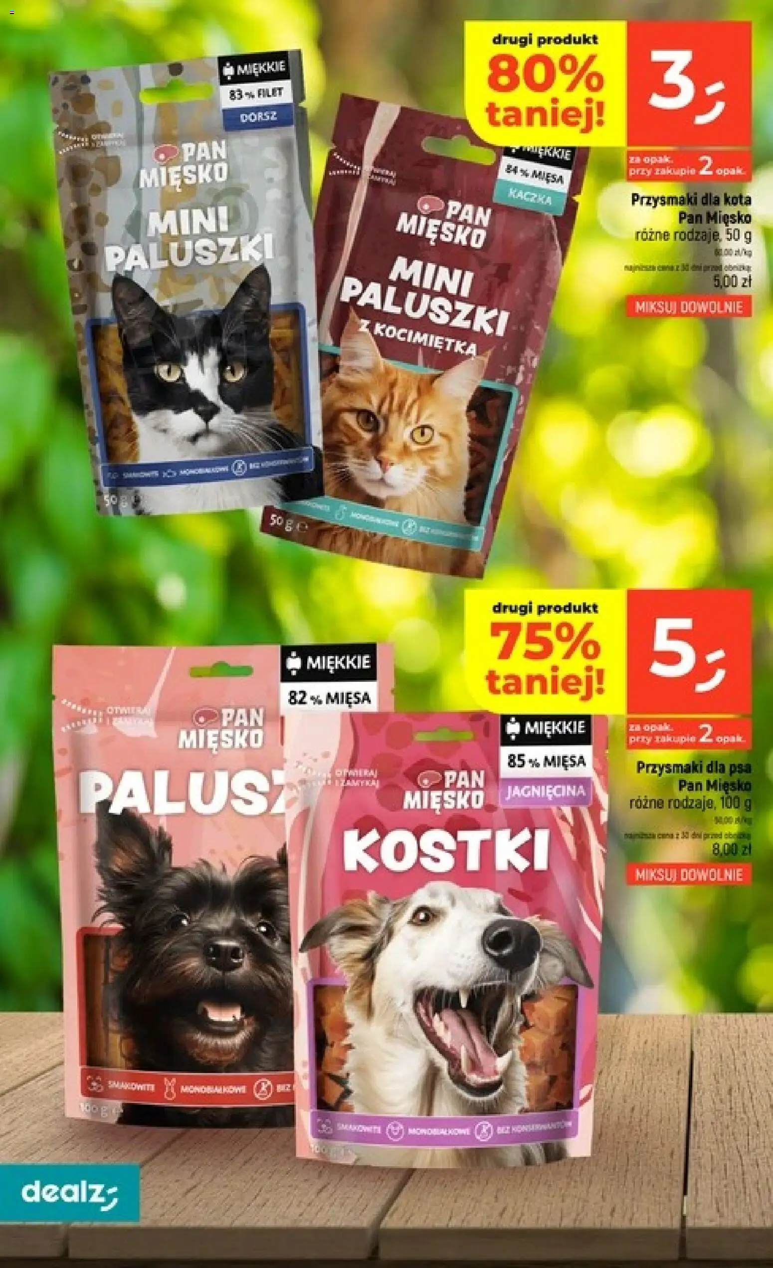 Dealz gazetka od 03.06.2026 | Strona: 34 | Produkty: Przysmaki dla kota, Jagnięcina, Paluszki, Przysmaki dla psa