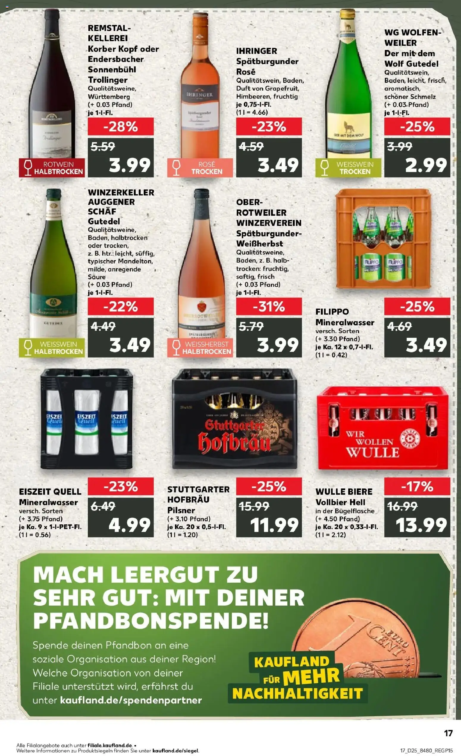 Kaufland Prospekt Albstadt – gültig ab 15.06.2026 | Seite: 2 | Produkte: Weißwein, Rotwein, Duft, Grapefruit