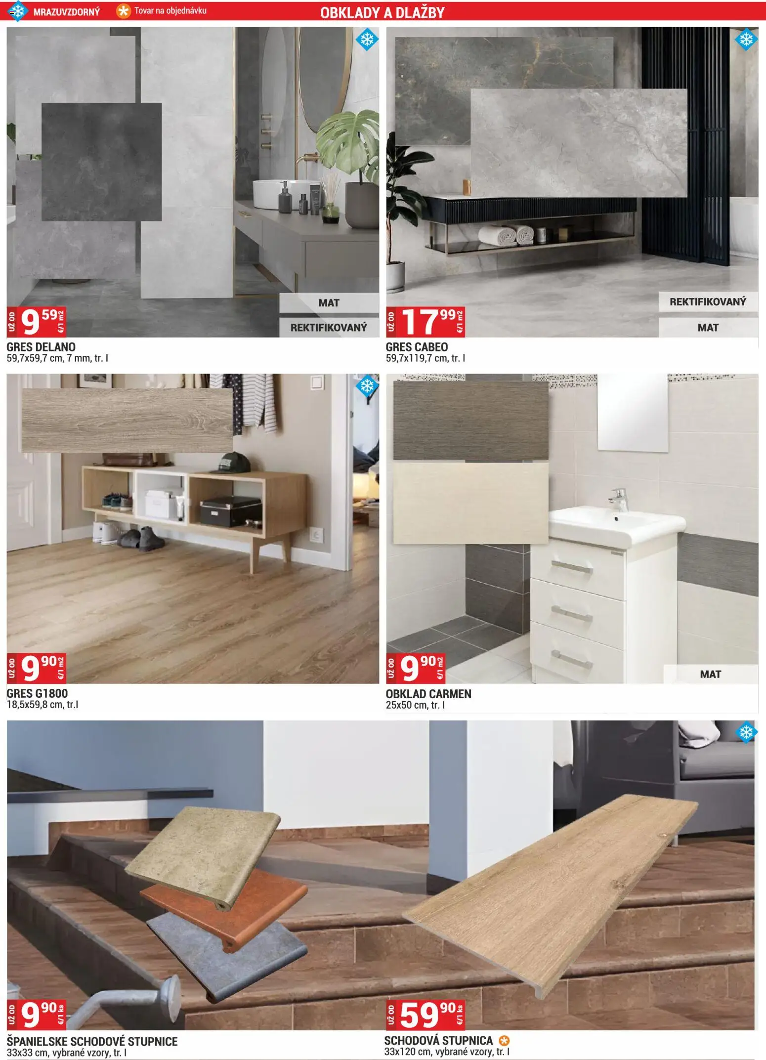 Nové Merkury Market akcie – leták je platný od 01.03.2026 | Strana: 28 | Produkty: Obklad