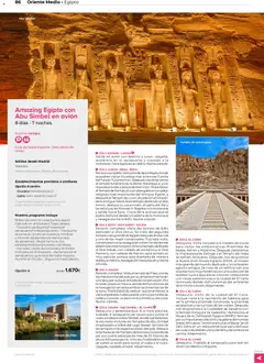 Vista previa Viajes El Corte Inglés Africa y Oriente Medio válido desde el 01.01.2026 | Página: 86 | Productos: Navegación