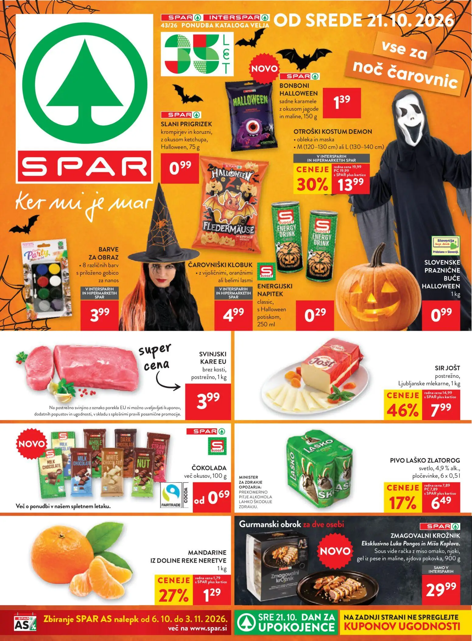 Novi Spar katalog ponudbe – veljaven od 21.10.2026 | Stran: 1
