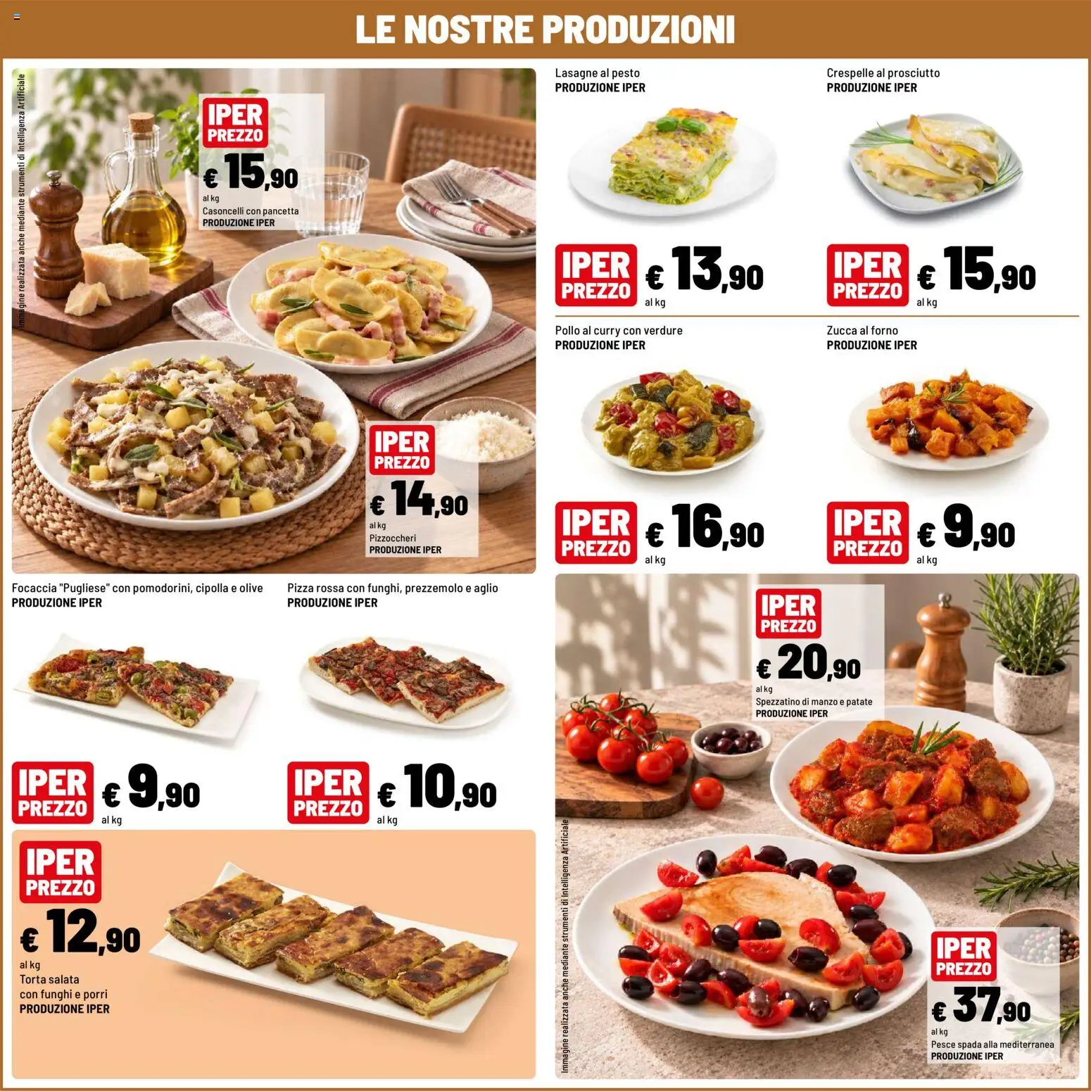 Volantino Iper del 01/10/2026 | Pagina: 13 | Prodotti: Pizza, Manzo, Prosciutto, Lasagne