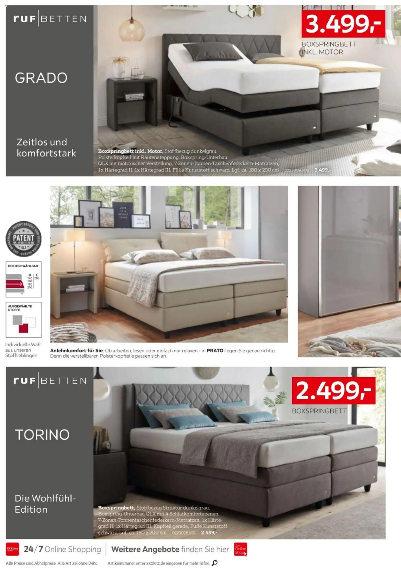 XXXLutz Boxspringbetten Spezial – gültig ab 15.08.2026 | Seite: 12 | Produkte: Boxspringbett