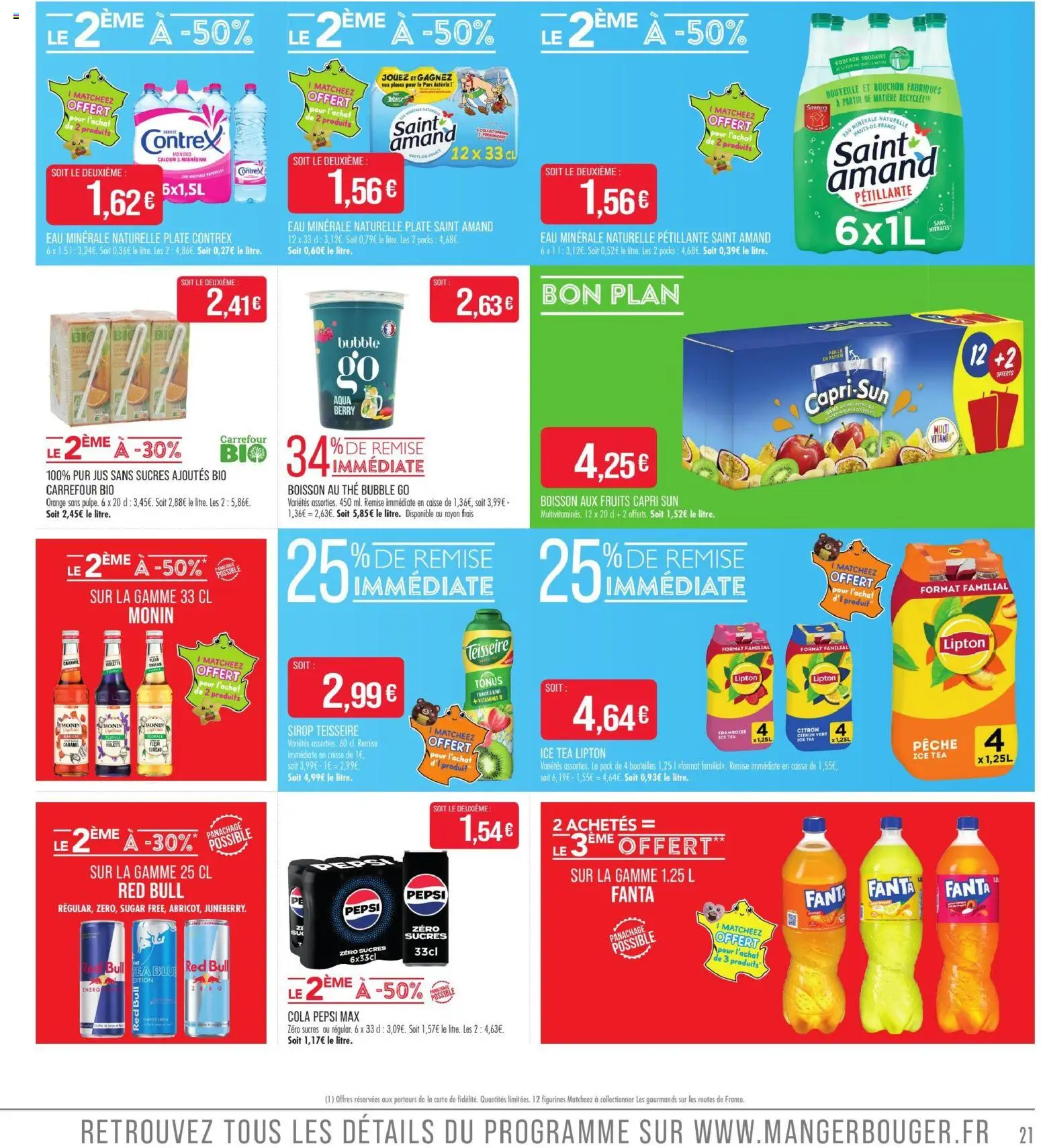 {H1} | Page: 21 | Produits: Eau minérale, Boisson, Boisson aux fruits, Eau minérale naturelle