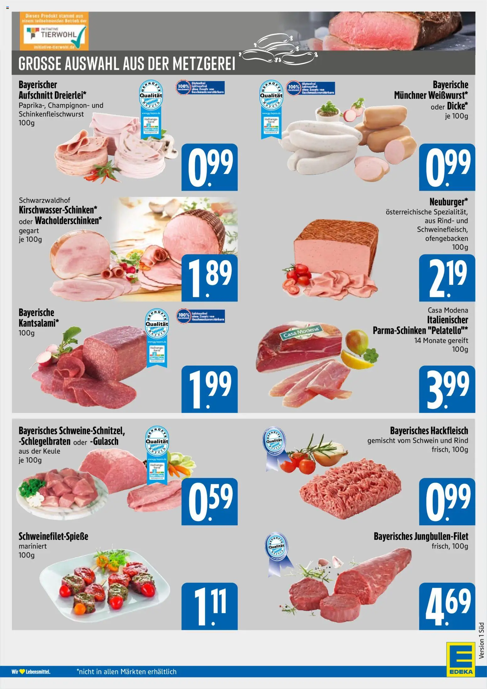 E xpress Prospekt – gültig ab 10.08.2026 | Seite: 4 | Produkte: Gulasch, Hackfleisch