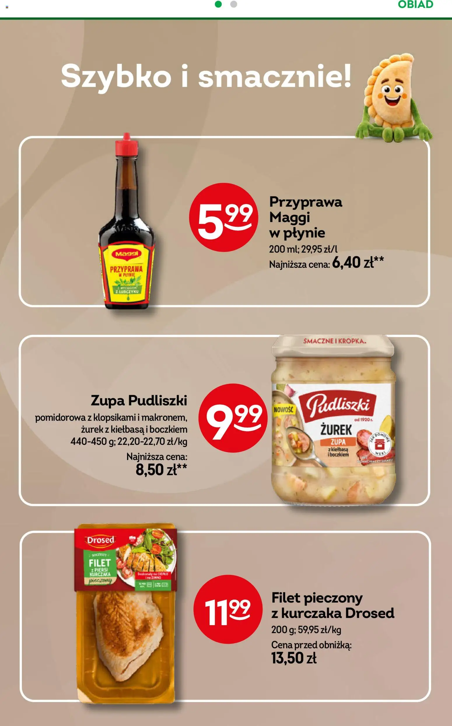 Żabka gazetka - Codzienne produkty od 20.05.2026 | Strona: 16 | Produkty: Kiełbasa, Piersi, Zurek, Zupa
