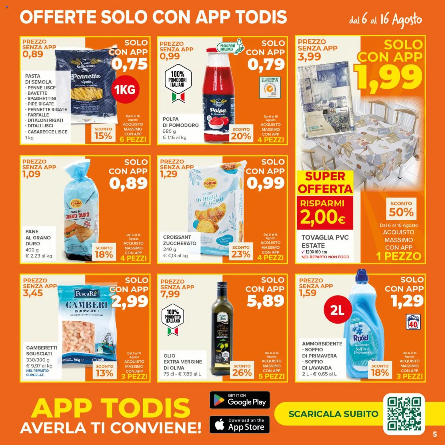 Volantino Todis del 06/08/2026 | Pagina: 5