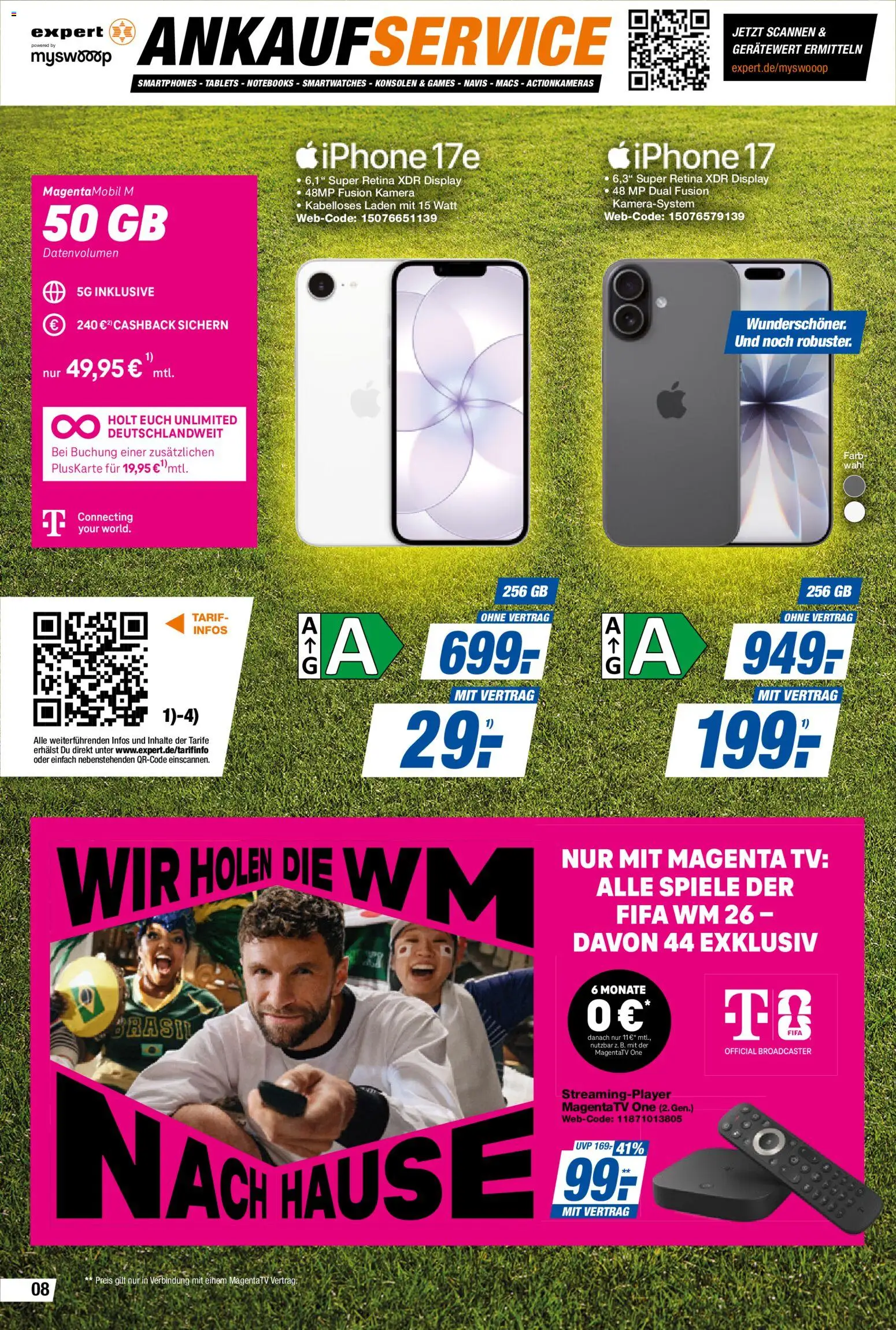 Expert Prospekt 	 – gültig ab 15.05.2026 | Seite: 8 | Produkte: Kamera, Smartphones, Iphone, TV