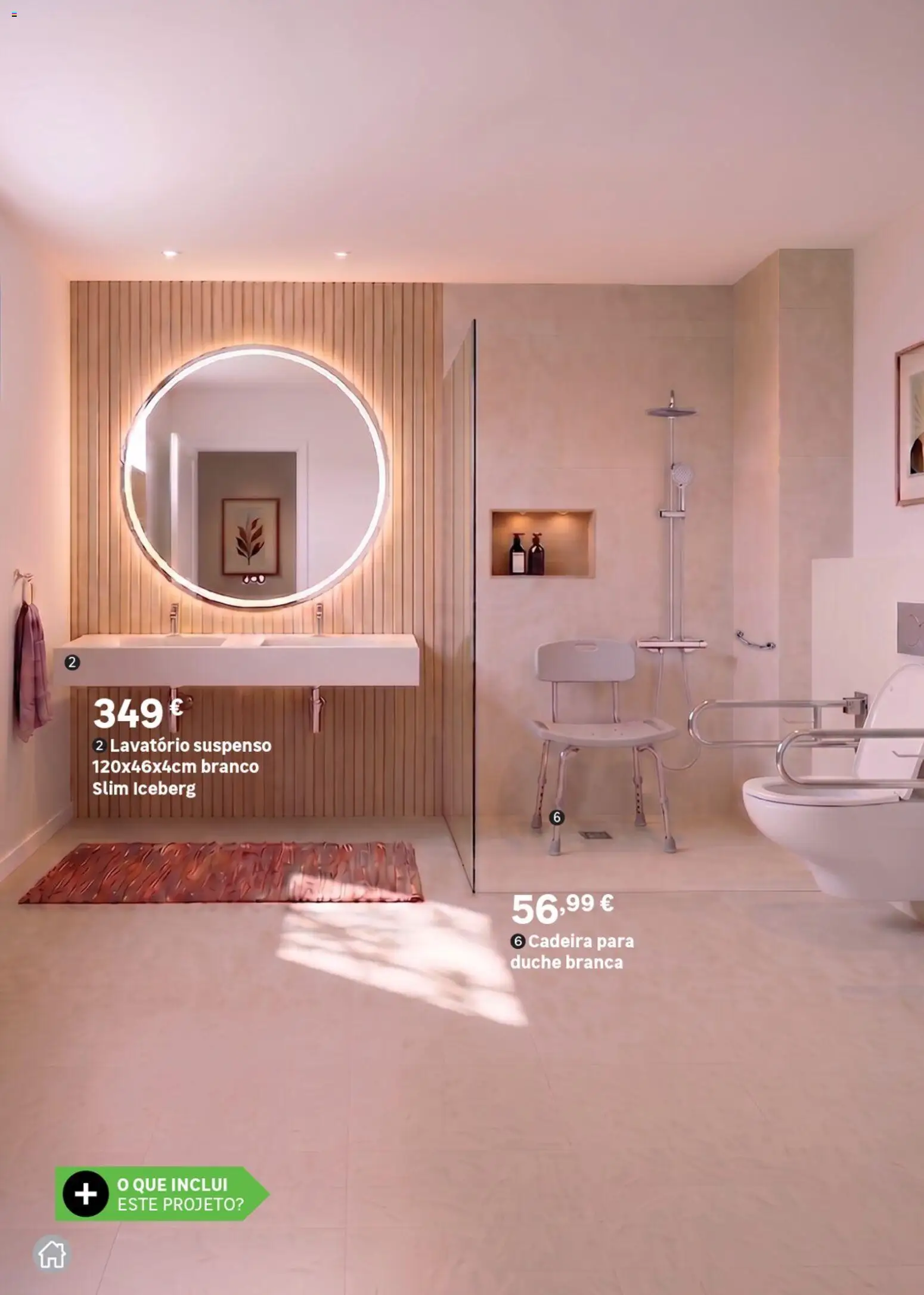 Leroy Merlin Catálogo Casas de Banho │ válido de 28.05.2026 | Página: 6 | Produtos: Cadeira, Lavatório