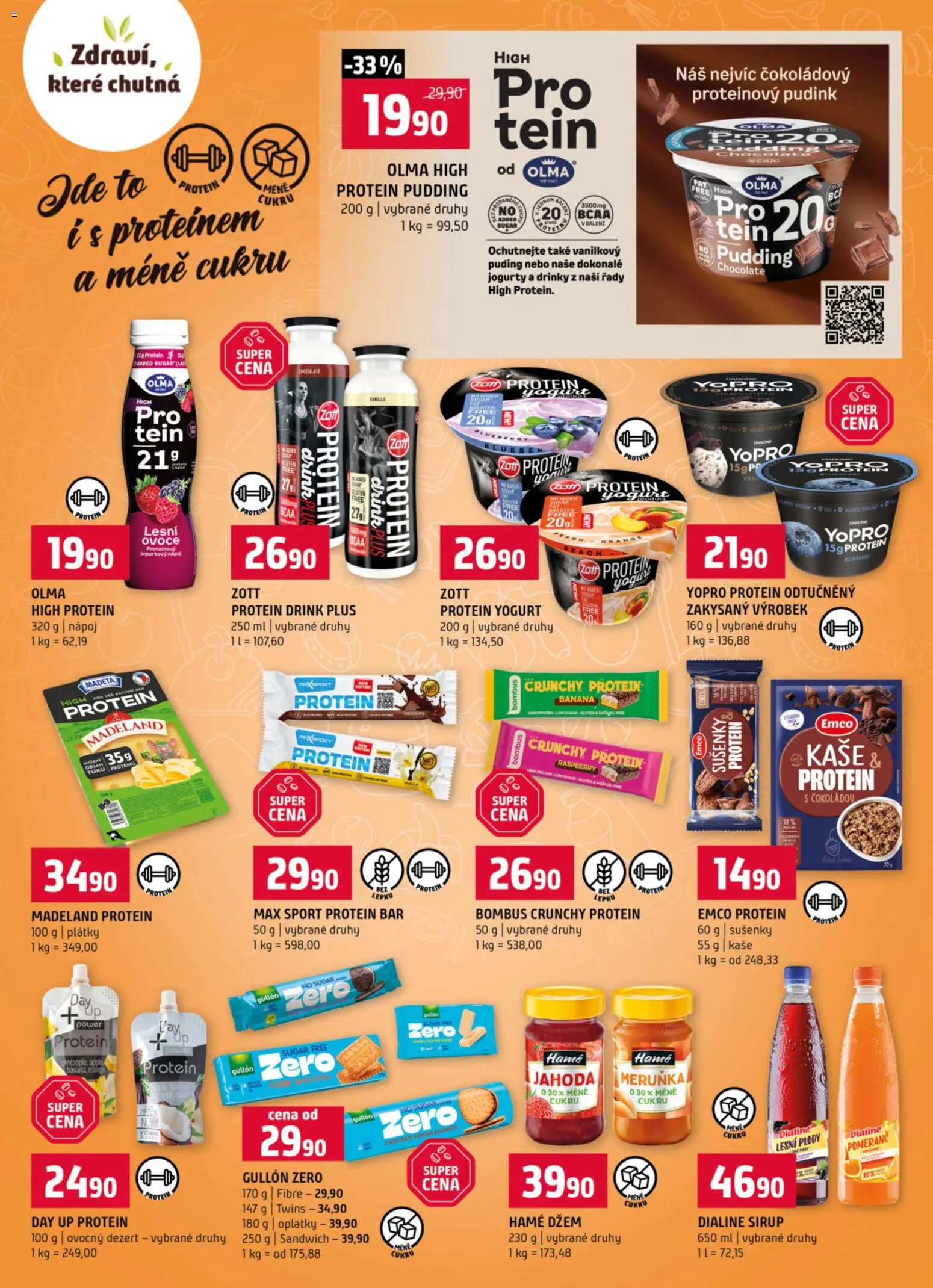 Terno leták od 15.04.2026 | Strana: 7 | Produkty: Jogurtový nápoj, Protein drink, Kaše, Proteinový pudink