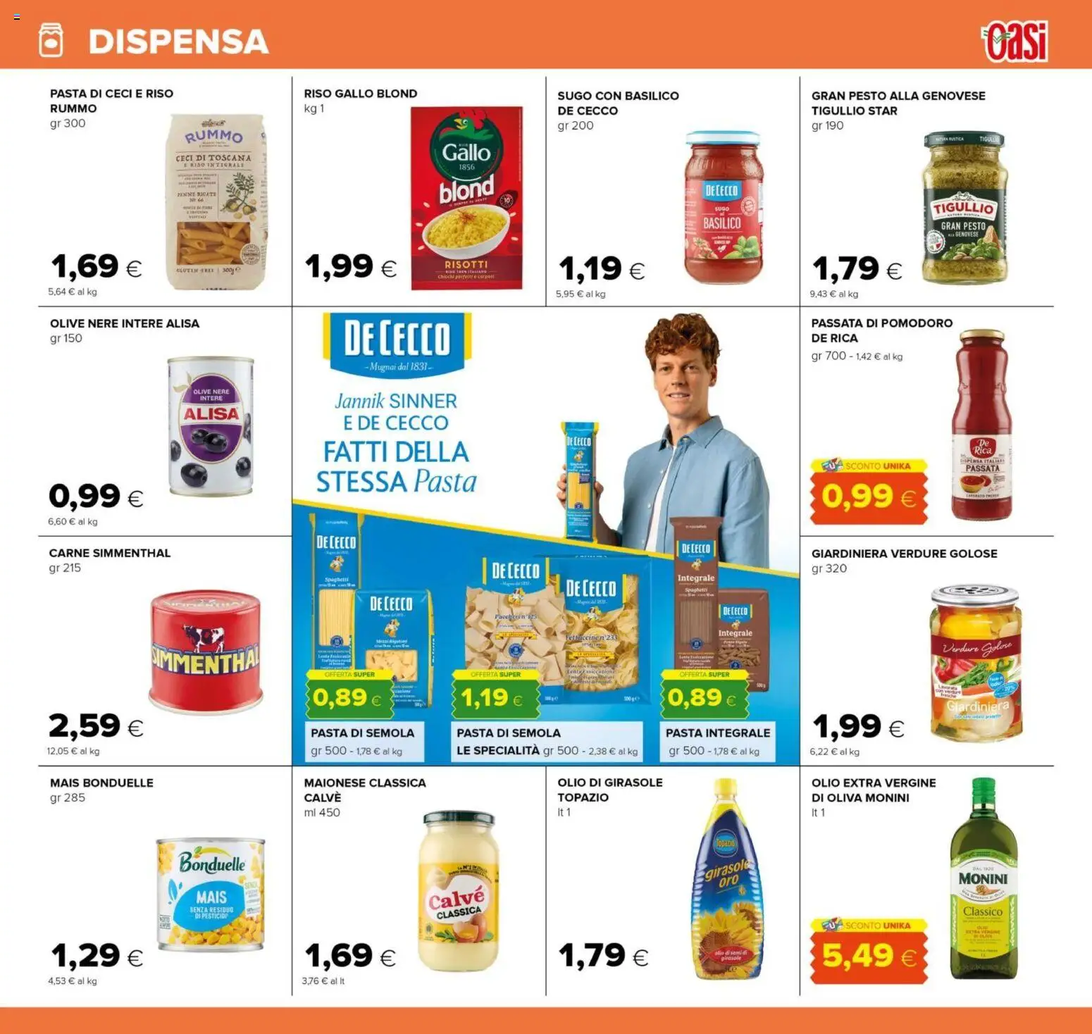Volantino Oasi del 02/07/2026 | Pagina: 17 | Prodotti: Olio, Olive, Basilico, Mais
