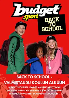 Budget Sport-mainoslehti voimassa 11/08/2026 alkaen