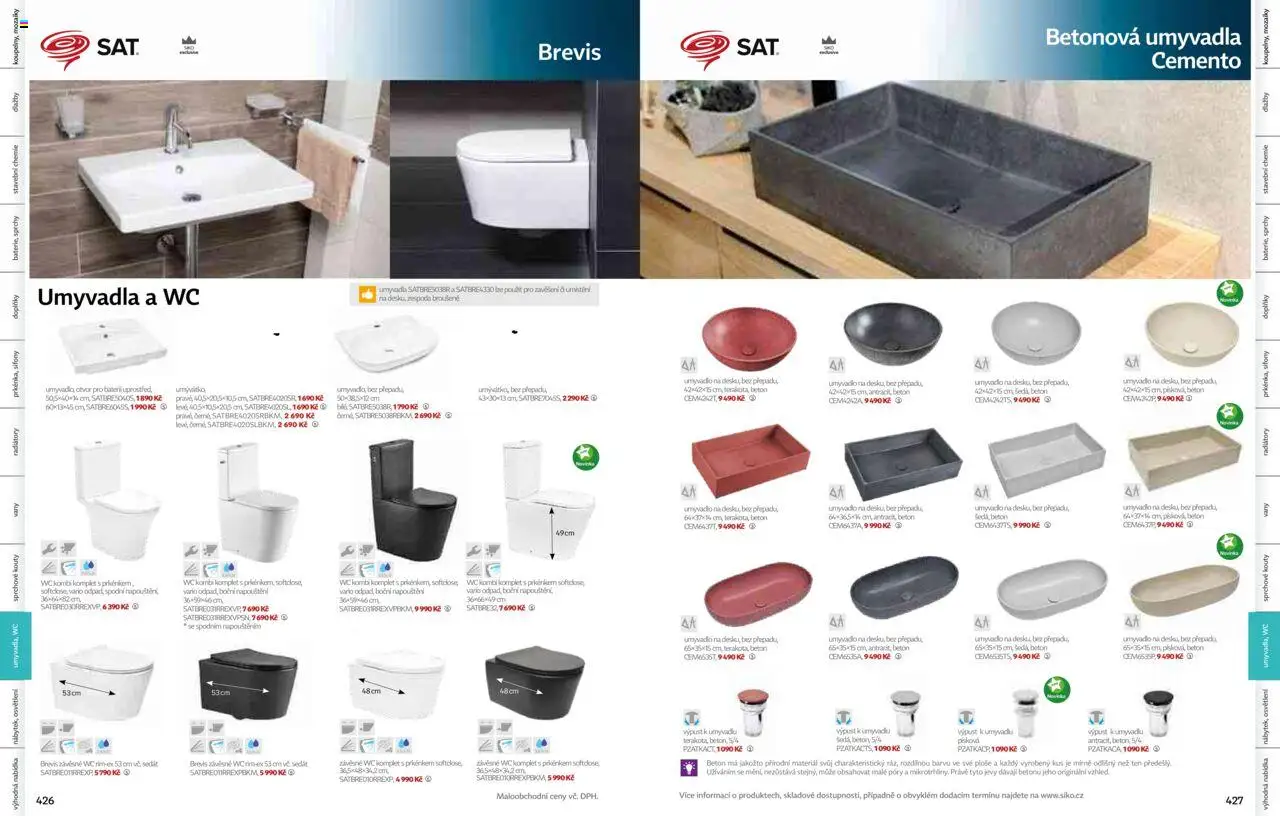 Siko koupelny katalog Koupelny 2025/2026 od 14.10.2025 | Strana: 216 | Produkty: Osvětlení, Umyvadlo, Wc