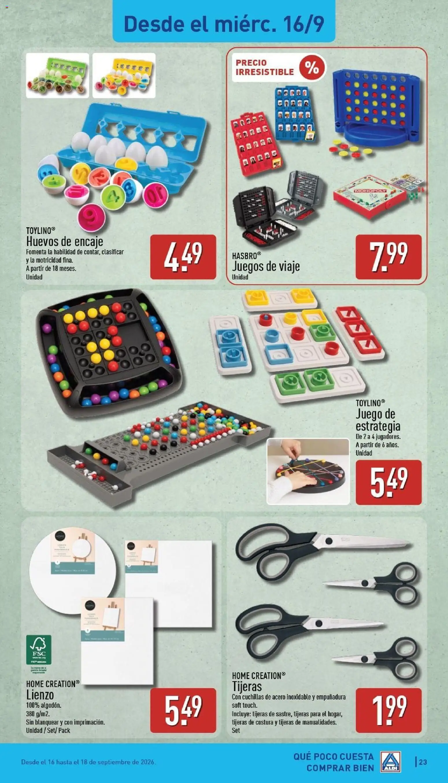 Aldi folleto Canarias │ válido desde el 14/09/2026 | Página: 23 | Productos: Huevos