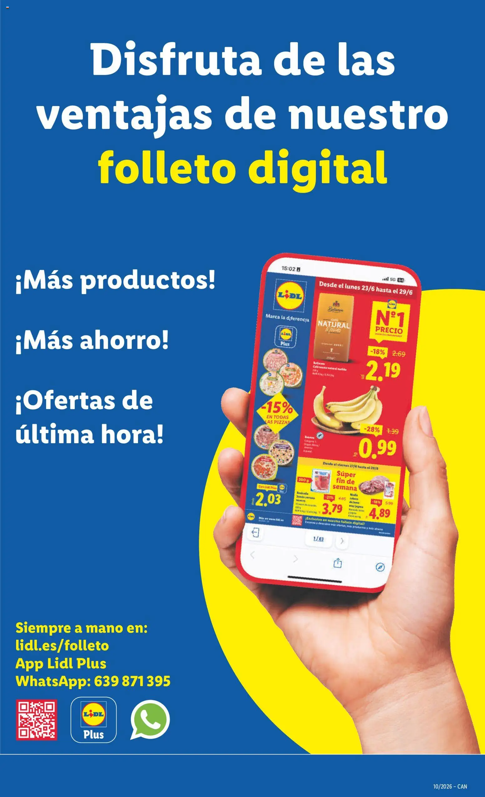 Lidl folleto │ válido desde el 11.05.2026 | Página: 49 | Productos: Jamón serrano, Café, Jamón, Bananas
