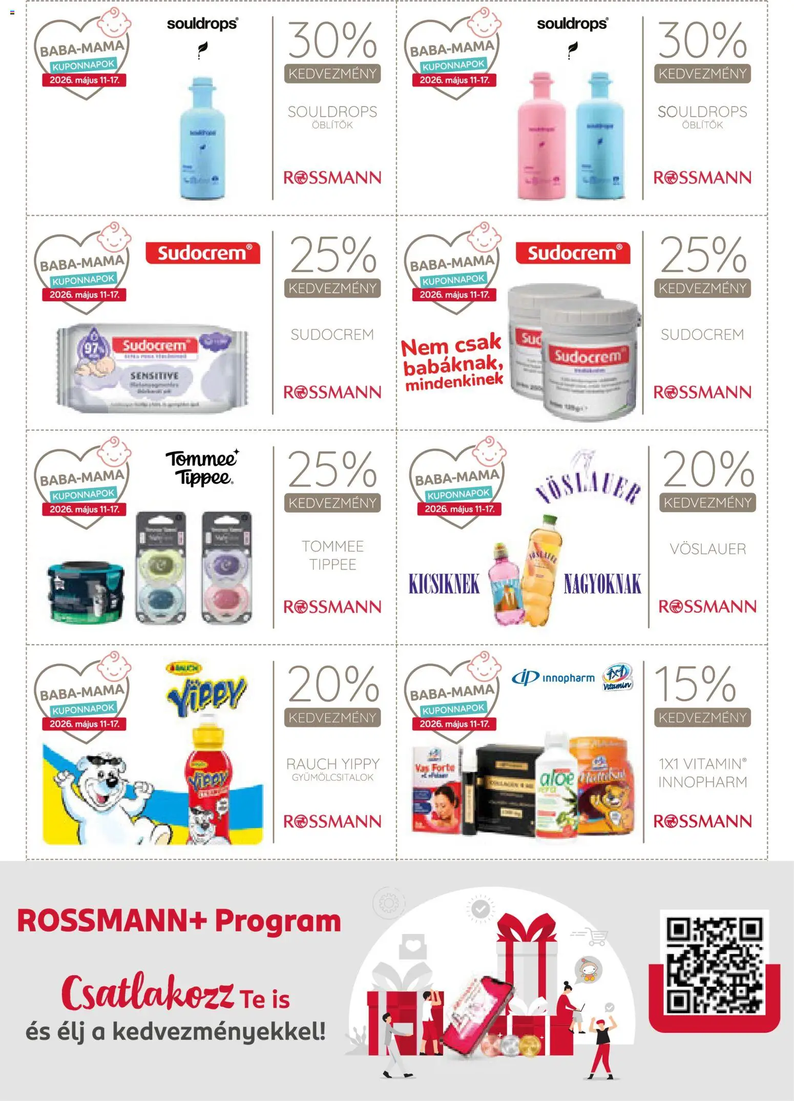 Rossmann akciós ujság - amely érvényes a következő dátumtól: 11.05.2026 | Oldal: 27