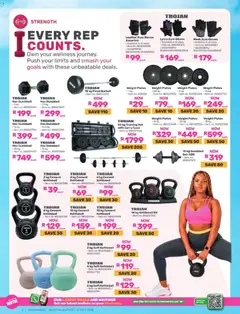 Offer preview "Game - Catalogue Spring Into Wellness" | Page: 6 | Products: Case, Weight, Gloves, Cement