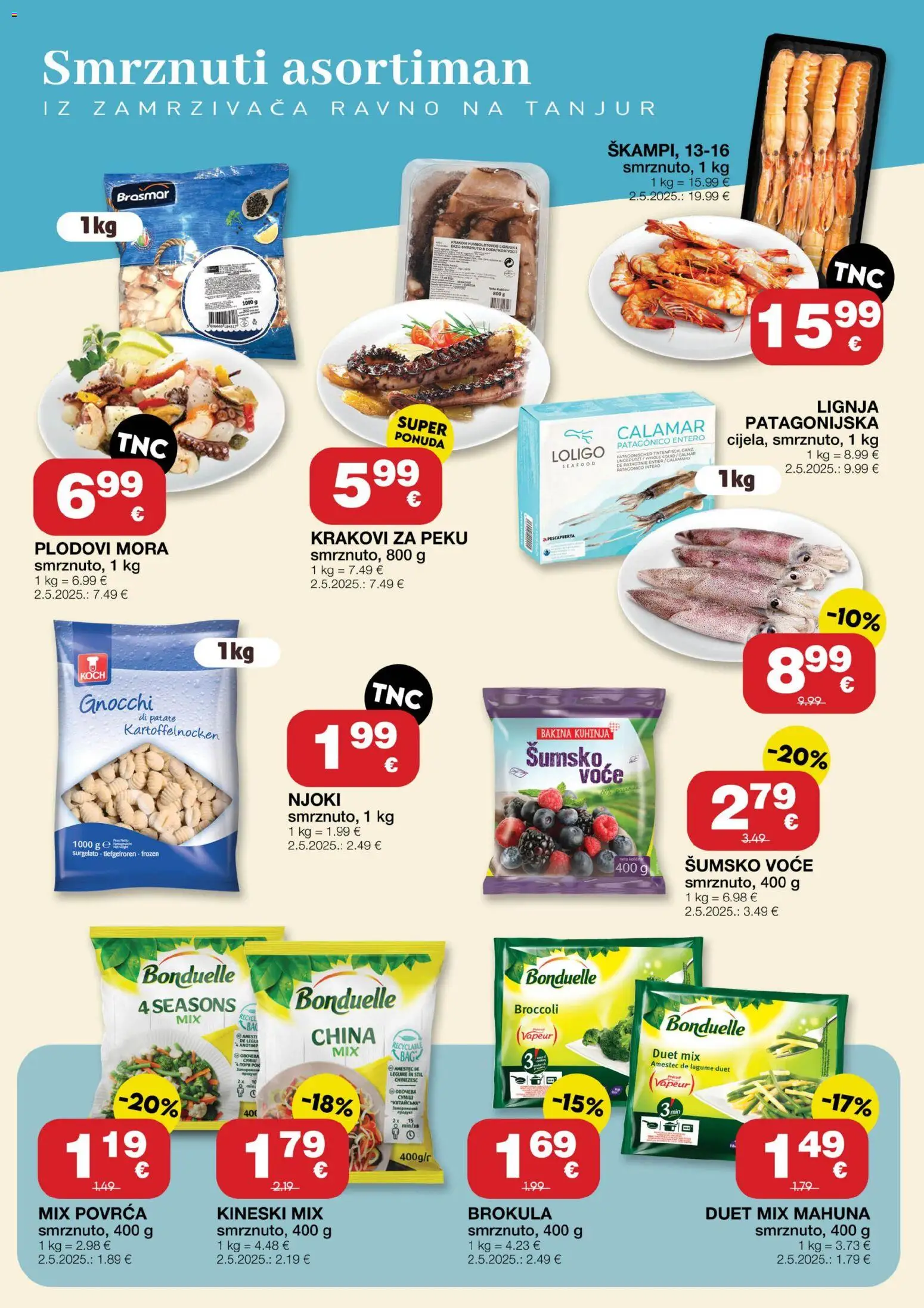 Stanić Diskont katalog | vrijedi od 28.05.2026 | Stranica: 9 | Proizvodi: Brokula, Šumsko voće, Voće, Kuhinja