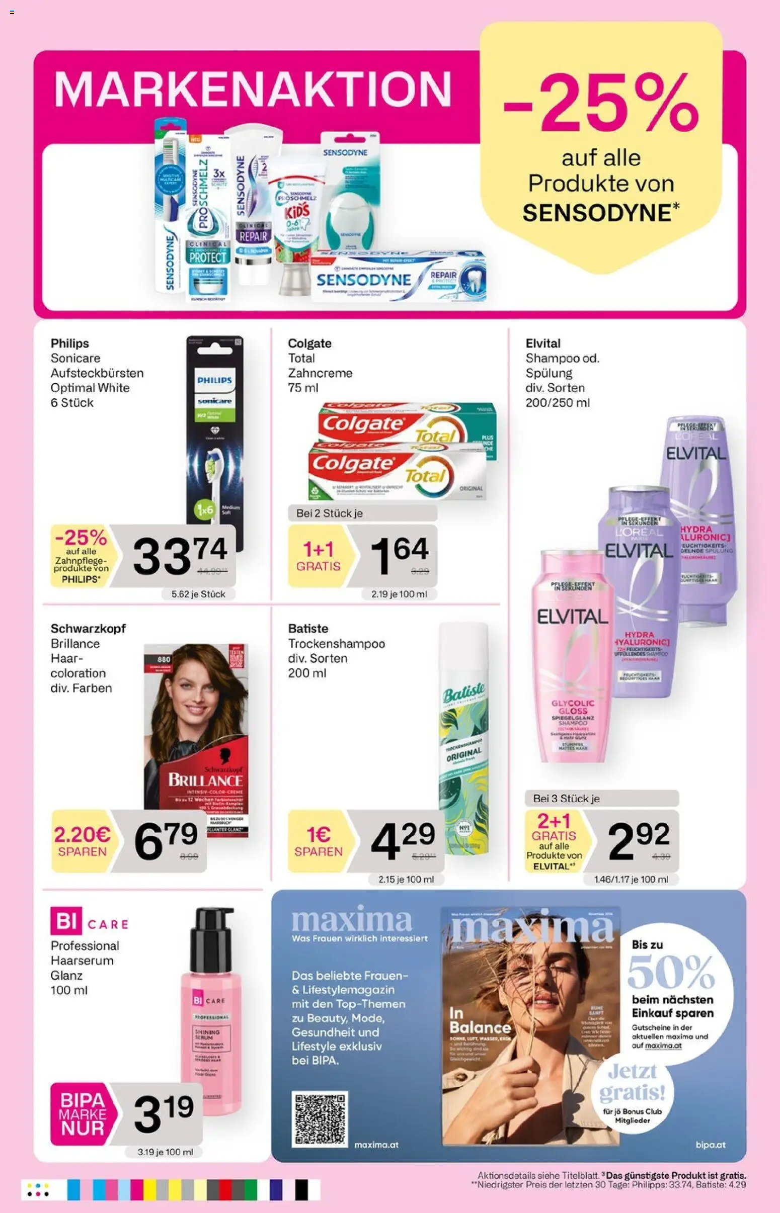 Bipa Flugblatt gültig ab 29.10.2026 | Seite: 9 | Produkte: Shampoo, Spülung