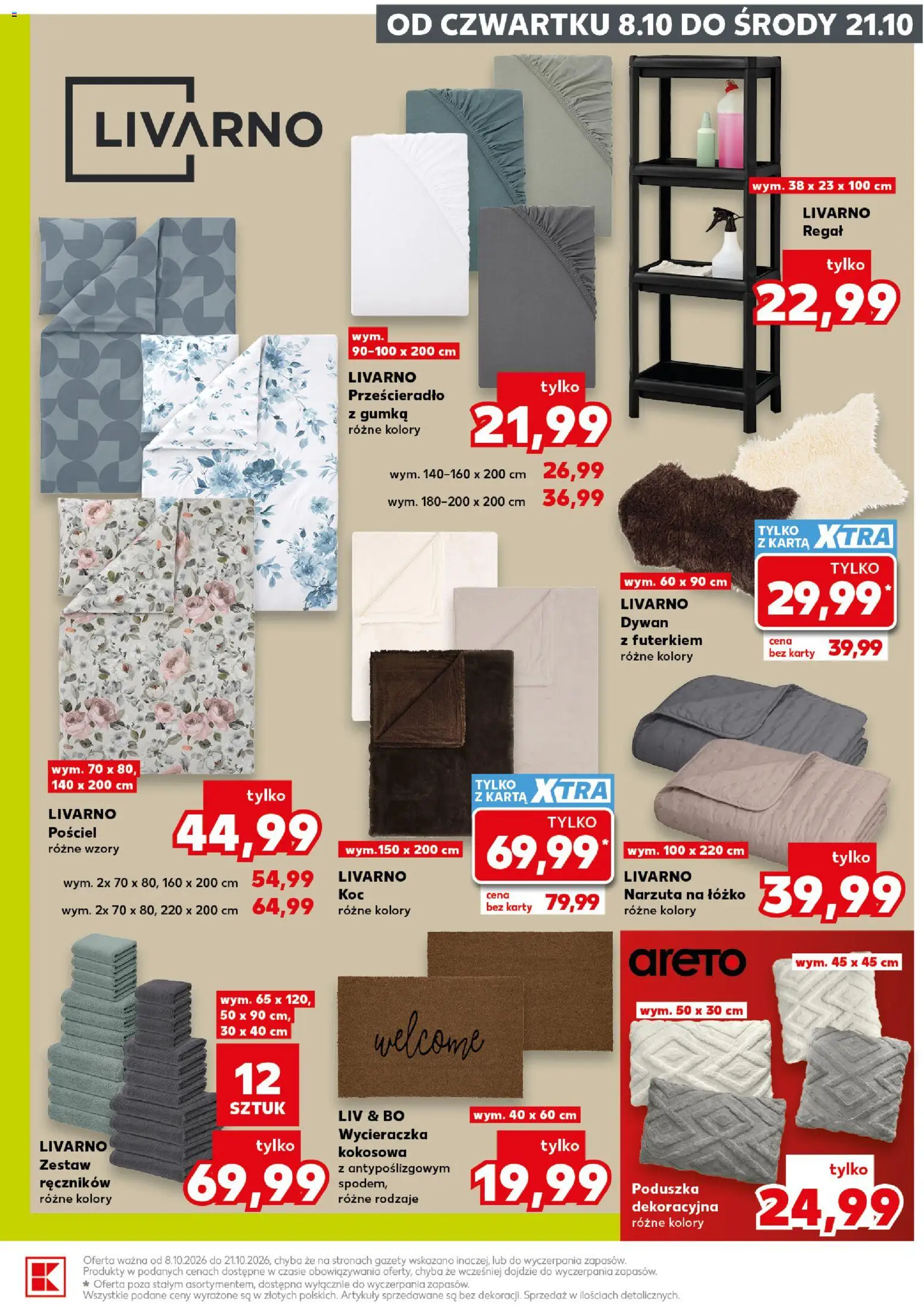 Kaufland Polsko leták - Złap okazje od 08.10.2026 | Strana: 9 | Produkty: Regál, Karty