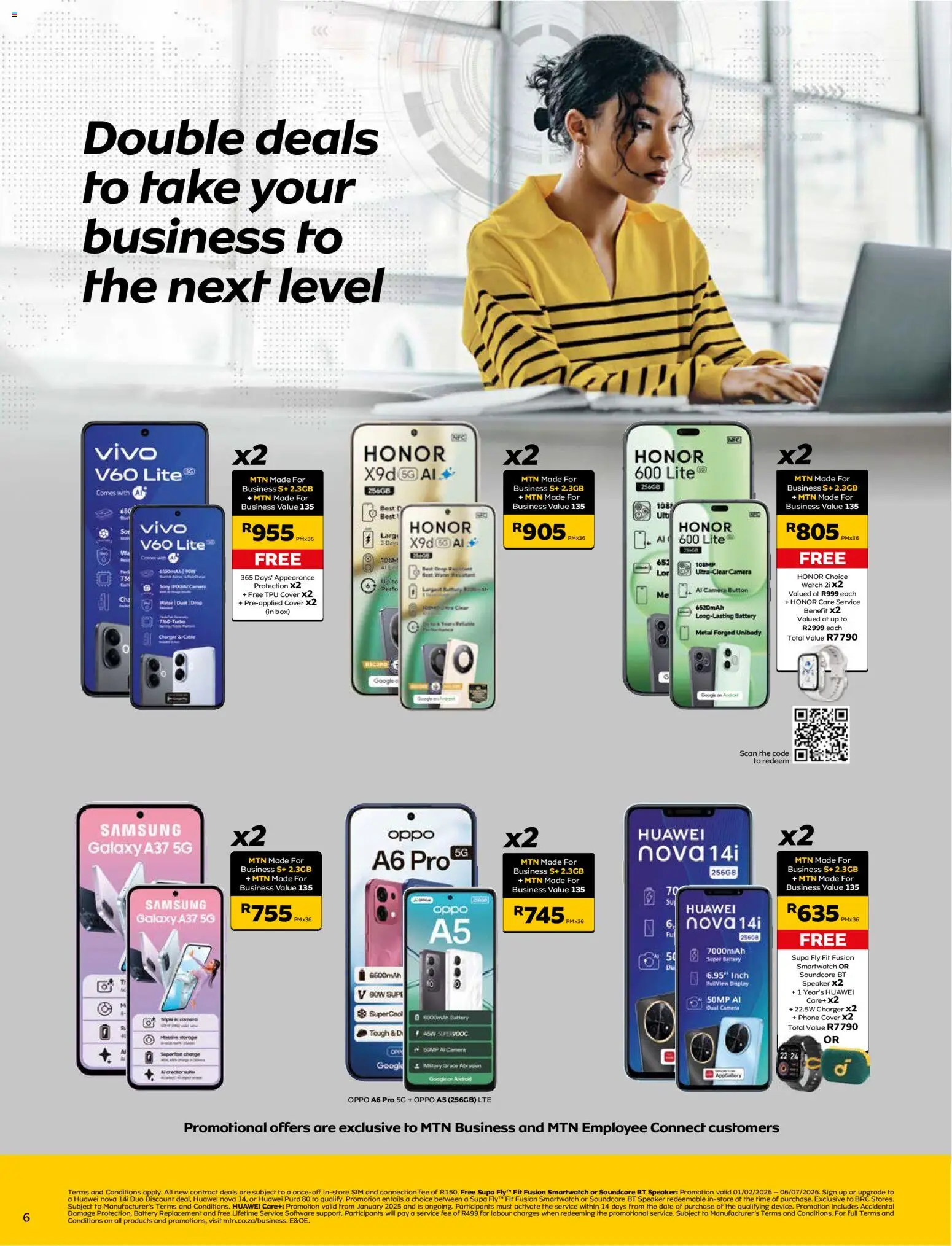 New MTN catalogue – valid from 08.06.2026 | Page: 6 | Products: Phone, Smartwatch, Box, Battery