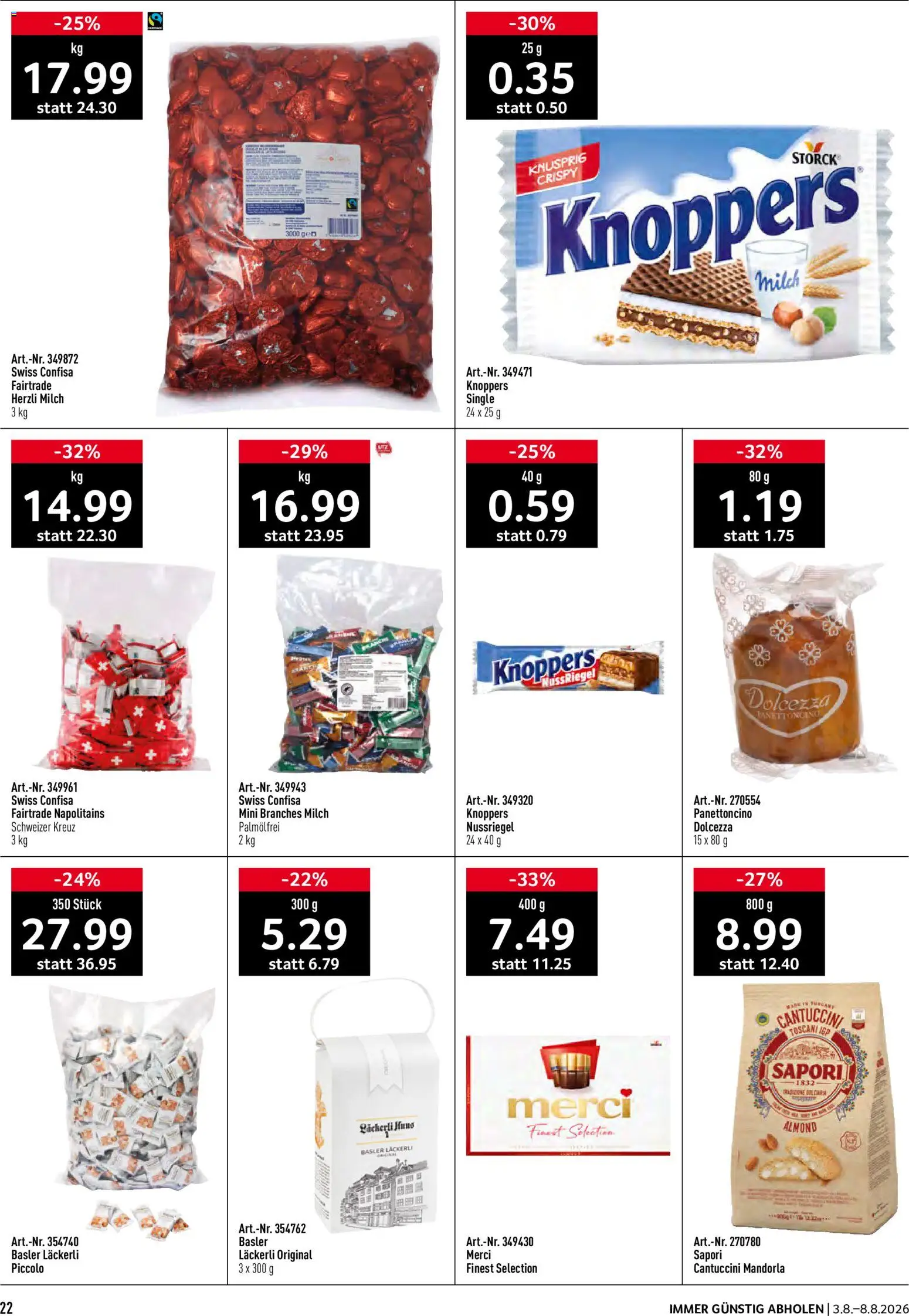 Prodega aktionen – gültig ab 03.08.2026 | Seite: 22 | Produkte: Milch