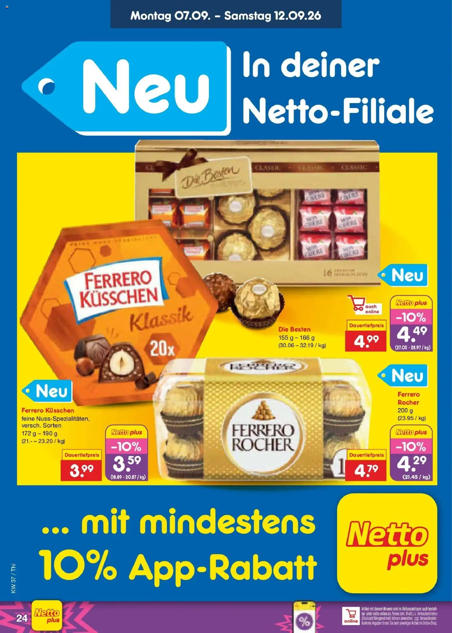 Netto Marken-Discount Prospekt Pirna – gültig ab 07.09.2026 | Seite: 32 | Produkte: Ferrero rocher