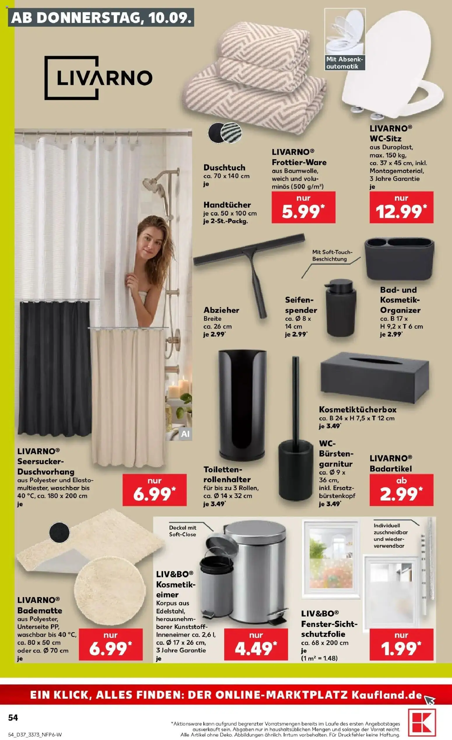 Prospekt Kaufland ab 10.09.2026 » Angebote Online zum Blättern | Seite: 54 | Produkte: Bad