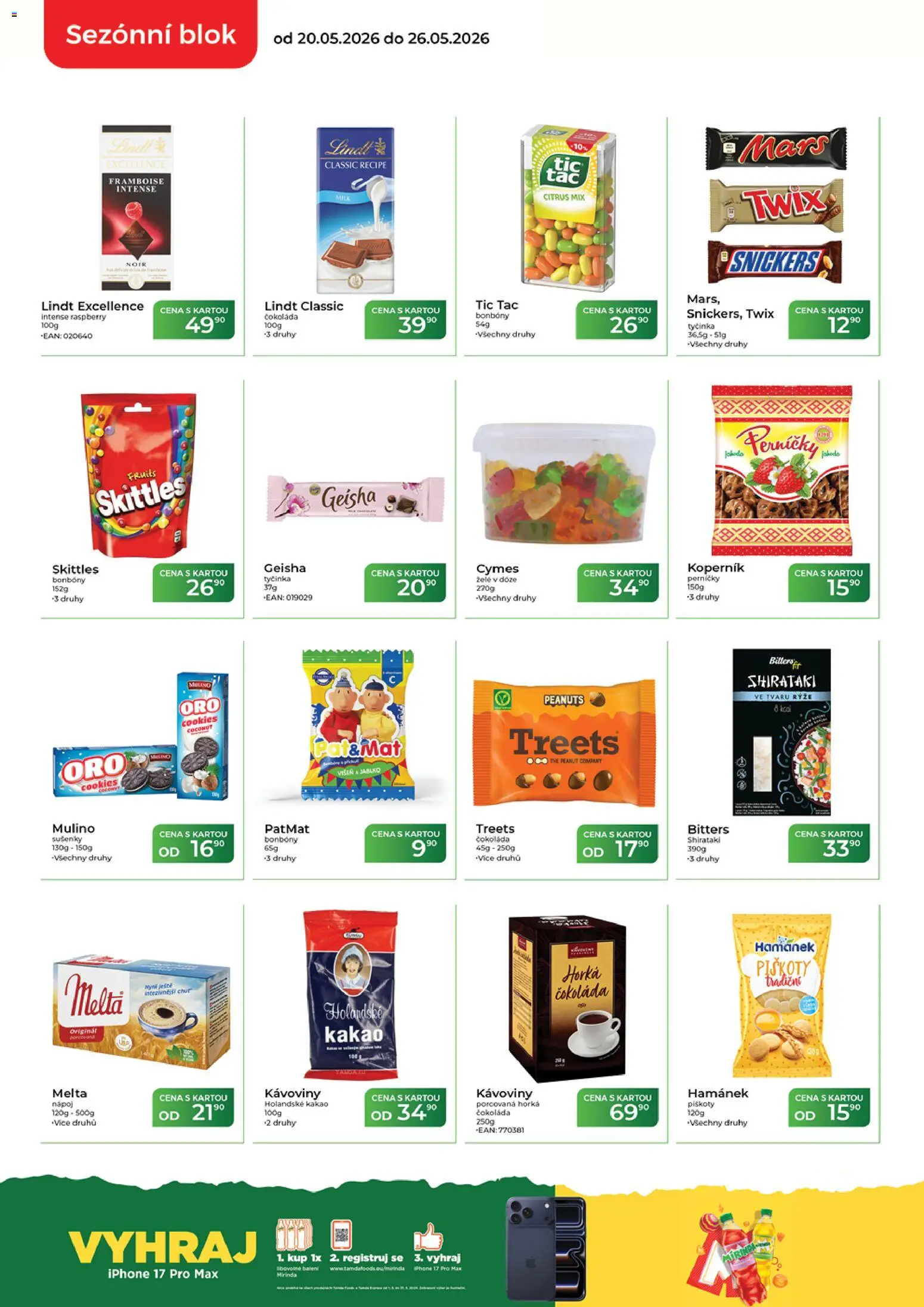 Tamda Foods leták od 20.05.2026 | Strana: 8 | Produkty: Piškoty, Cookies, Iphone, Skittles