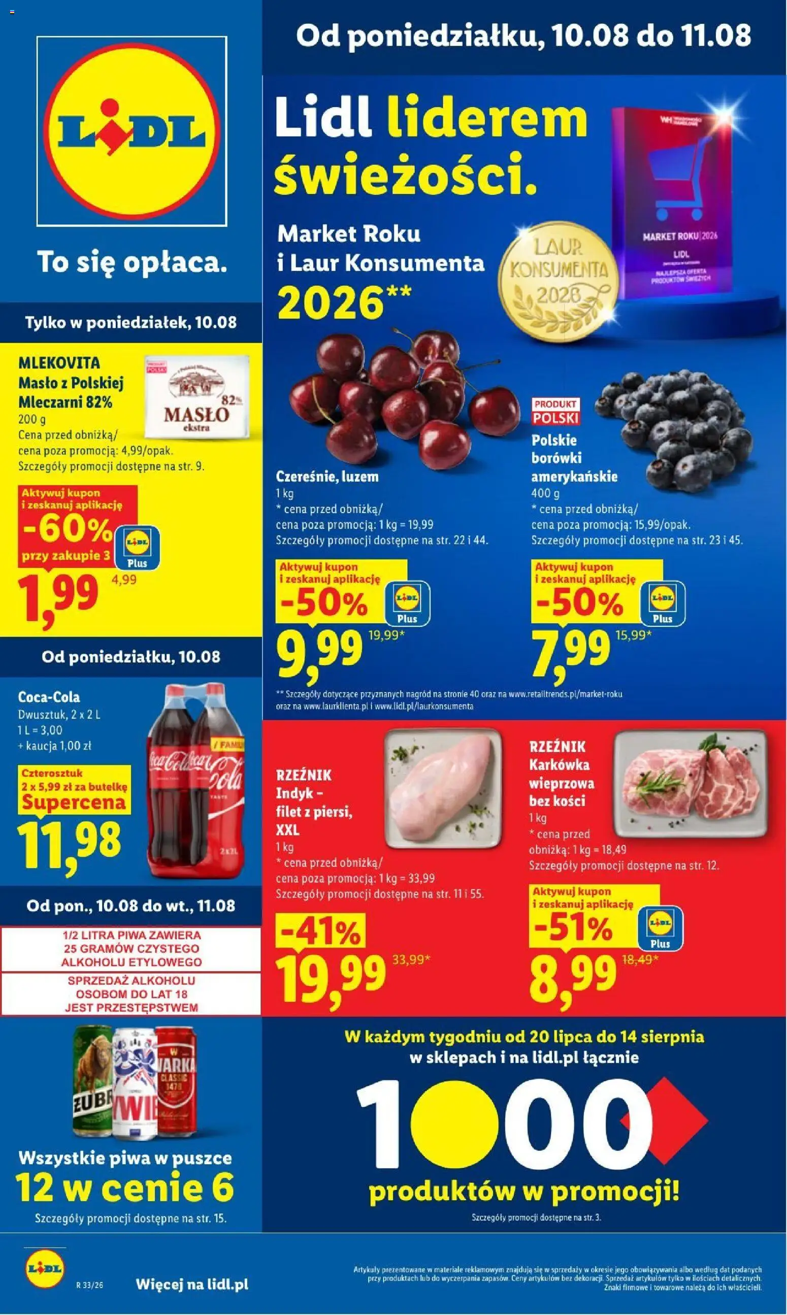 Lidl gazetka od 10.08.2026 | Strona: 1
