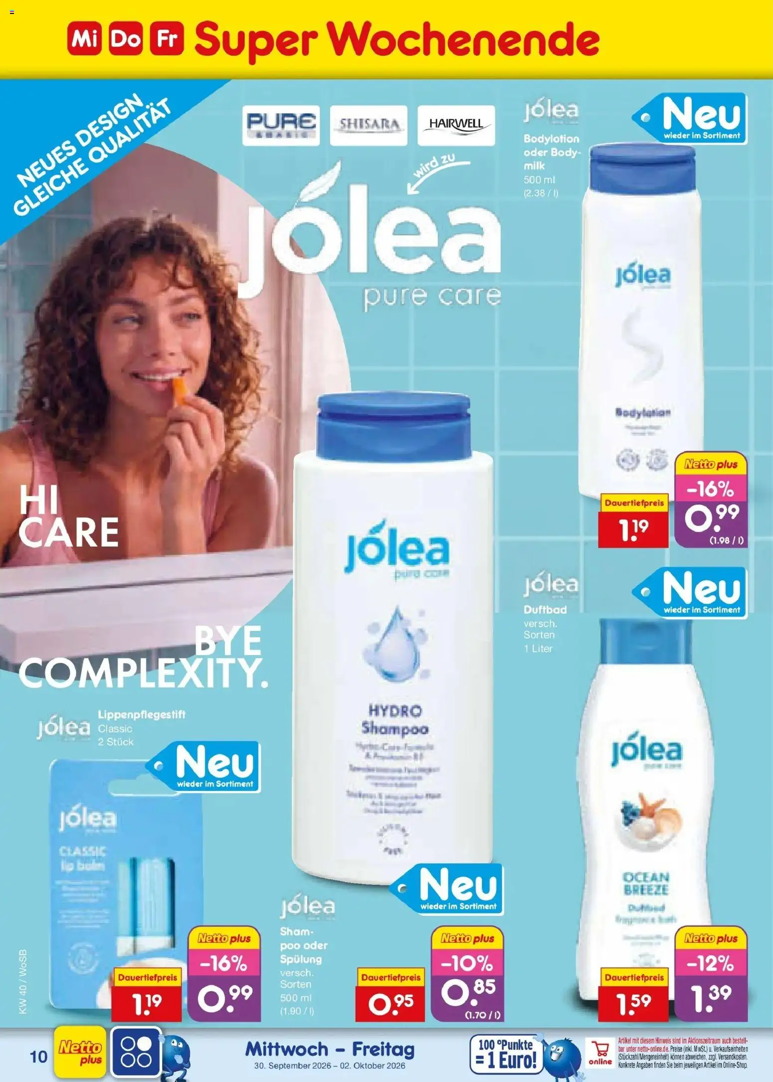 Netto Marken-Discount Prospekt Mannheim – gültig ab 28.09.2026 | Seite: 48 | Produkte: Shampoo, Spülung, Body Milk