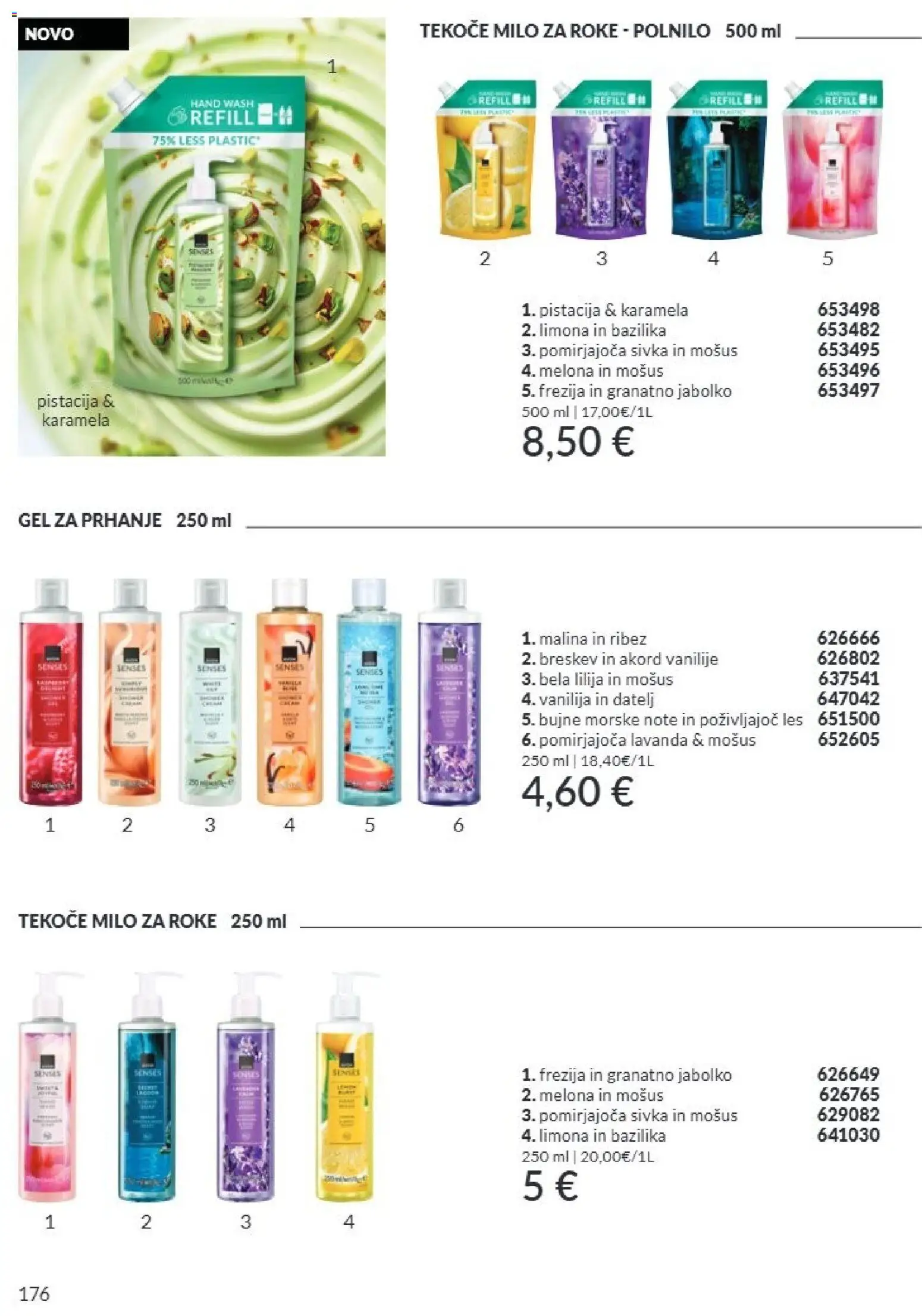 Novi Avon katalog ponudbe – veljaven od 01.09.2026 | Stran: 176 | Izdelki: Melona, Ribez, Limona, Breskev