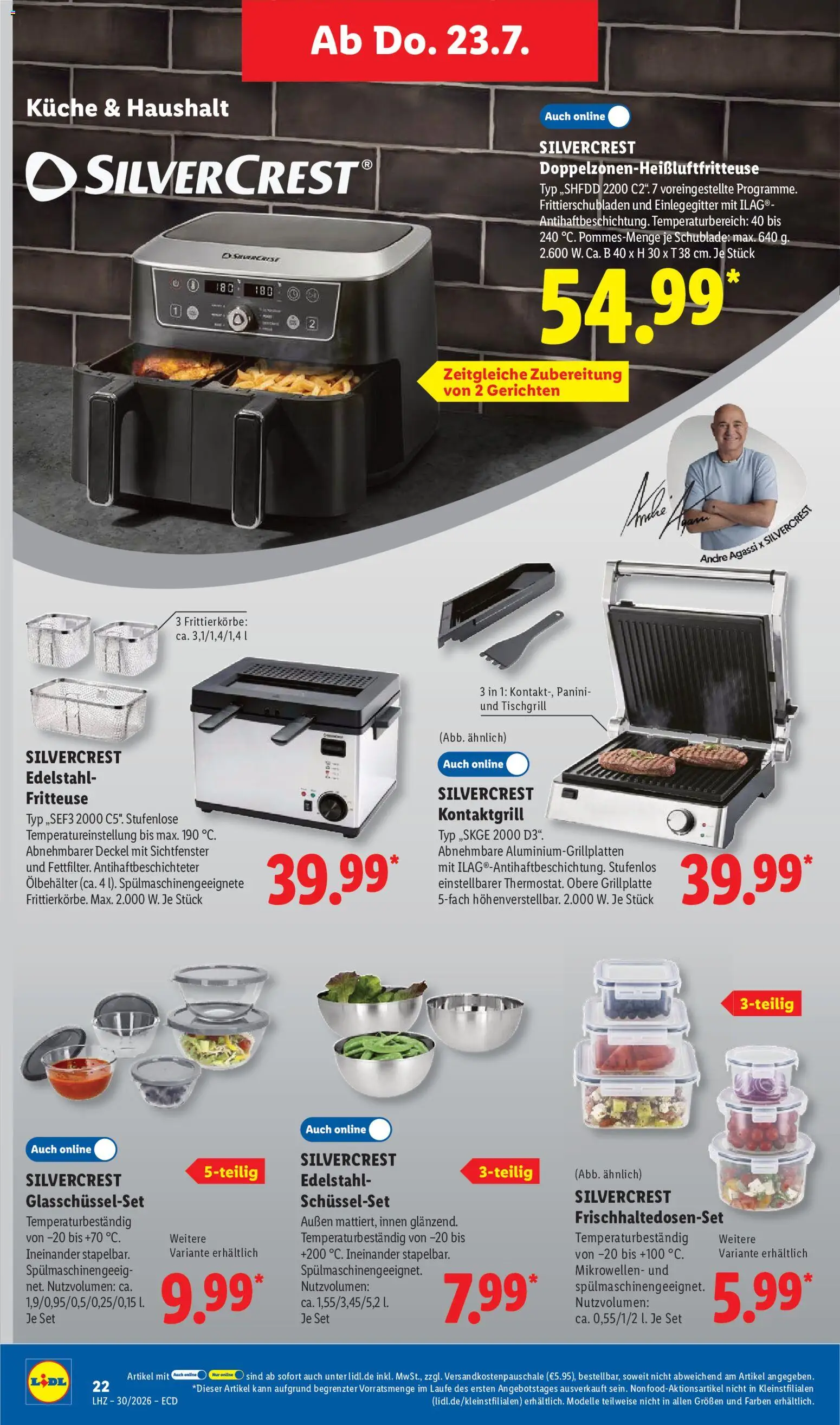 Lidl Prospekt – gültig ab 20.07.2026 | Seite: 48 | Produkte: Grill, Küche, Fritteuse