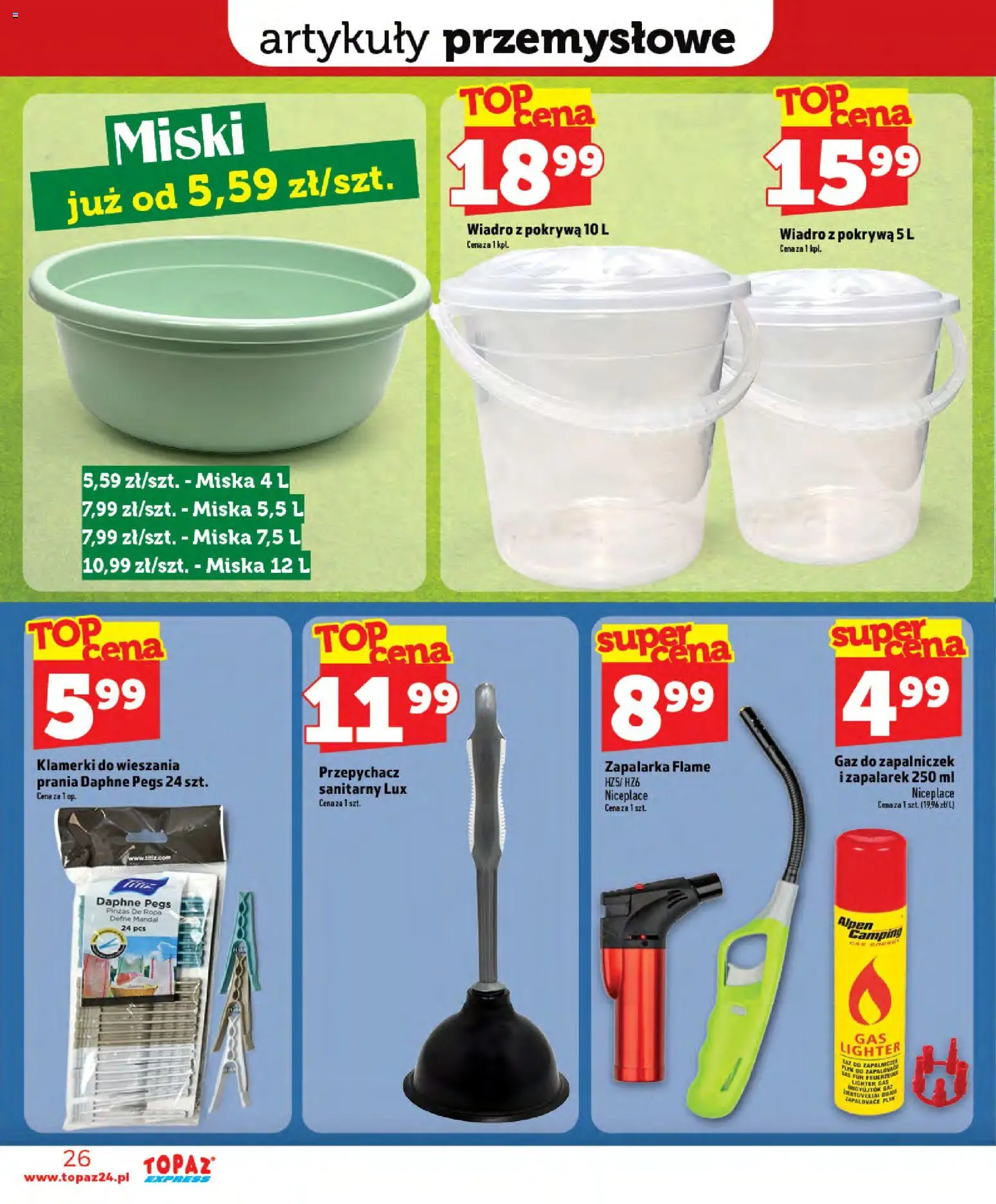 Topaz gazetka - Express od 30.07.2026 | Strona: 26 | Produkty: Artykuły przemysłowe
