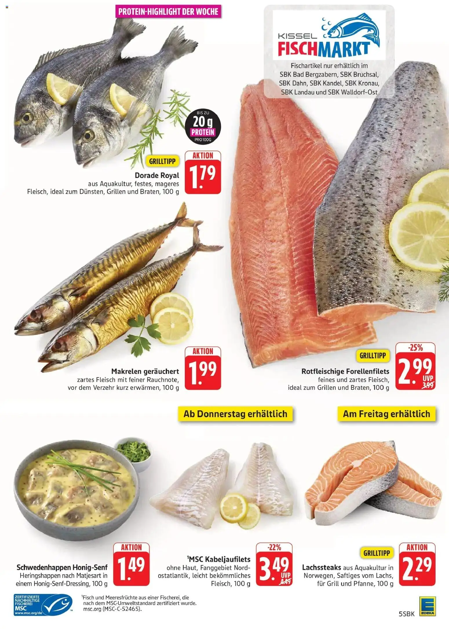 Edeka Prospekt Walldorf (ab 07.09.2026) » Angebote Online | Seite: 5 | Produkte: Grill, Bad, Fisch, Fleisch