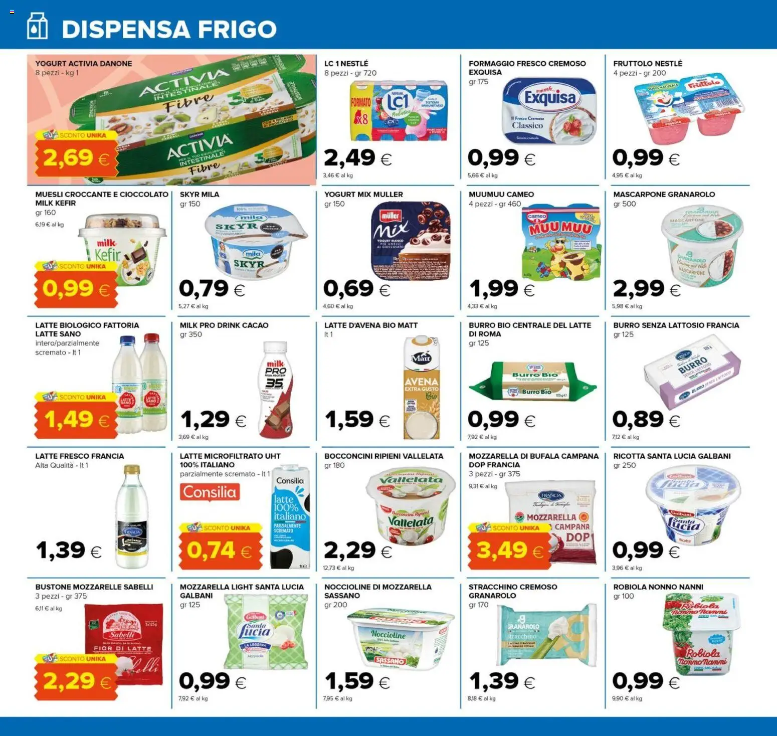 Volantino Oasi del 14/09/2026 | Pagina: 12 | Prodotti: Noccioline, Formaggio, Stracchino, Ricotta