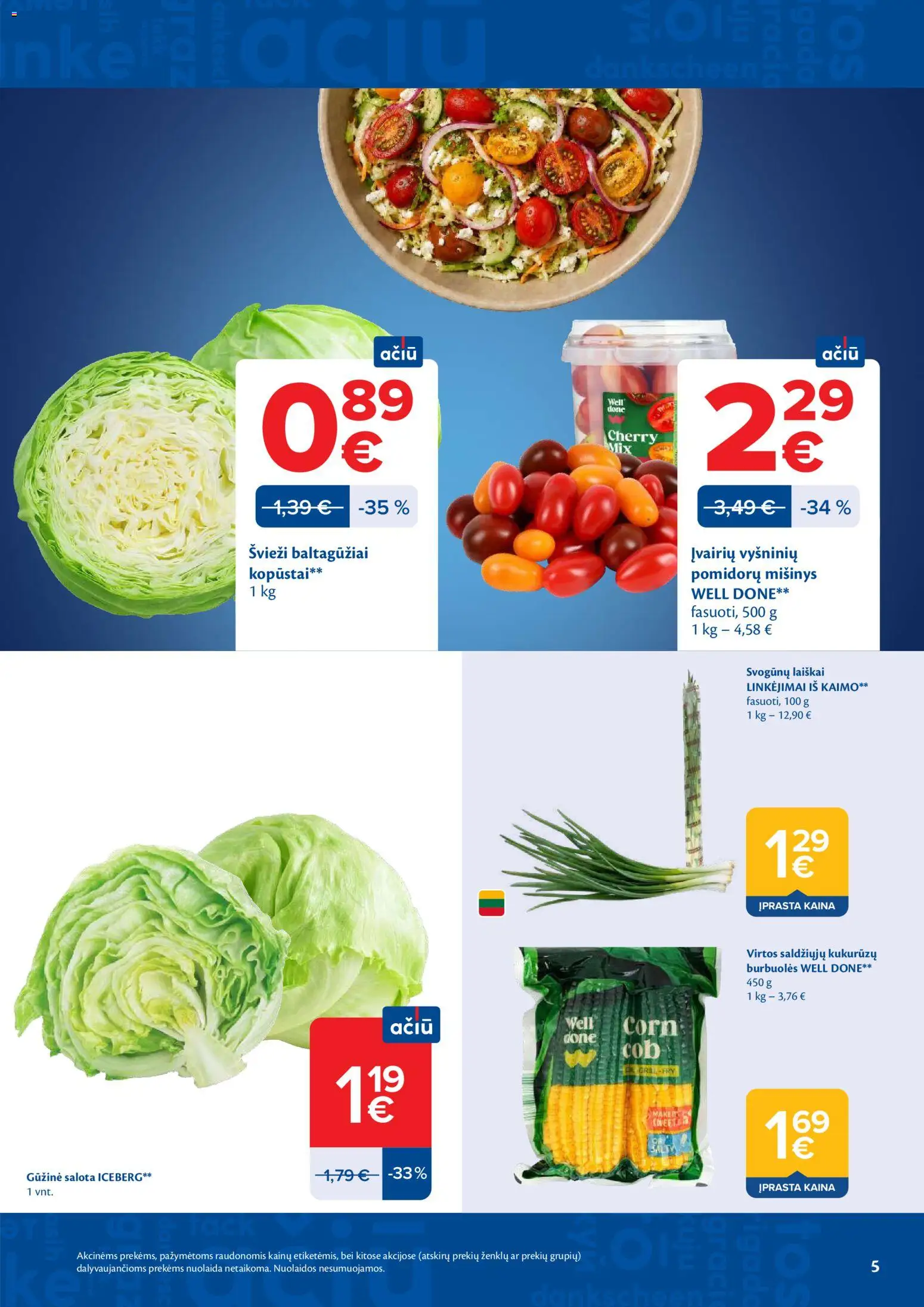 MAXIMA akcijos nuo 02.06.2026 | Puslapis: 5 | Prekių: Salota