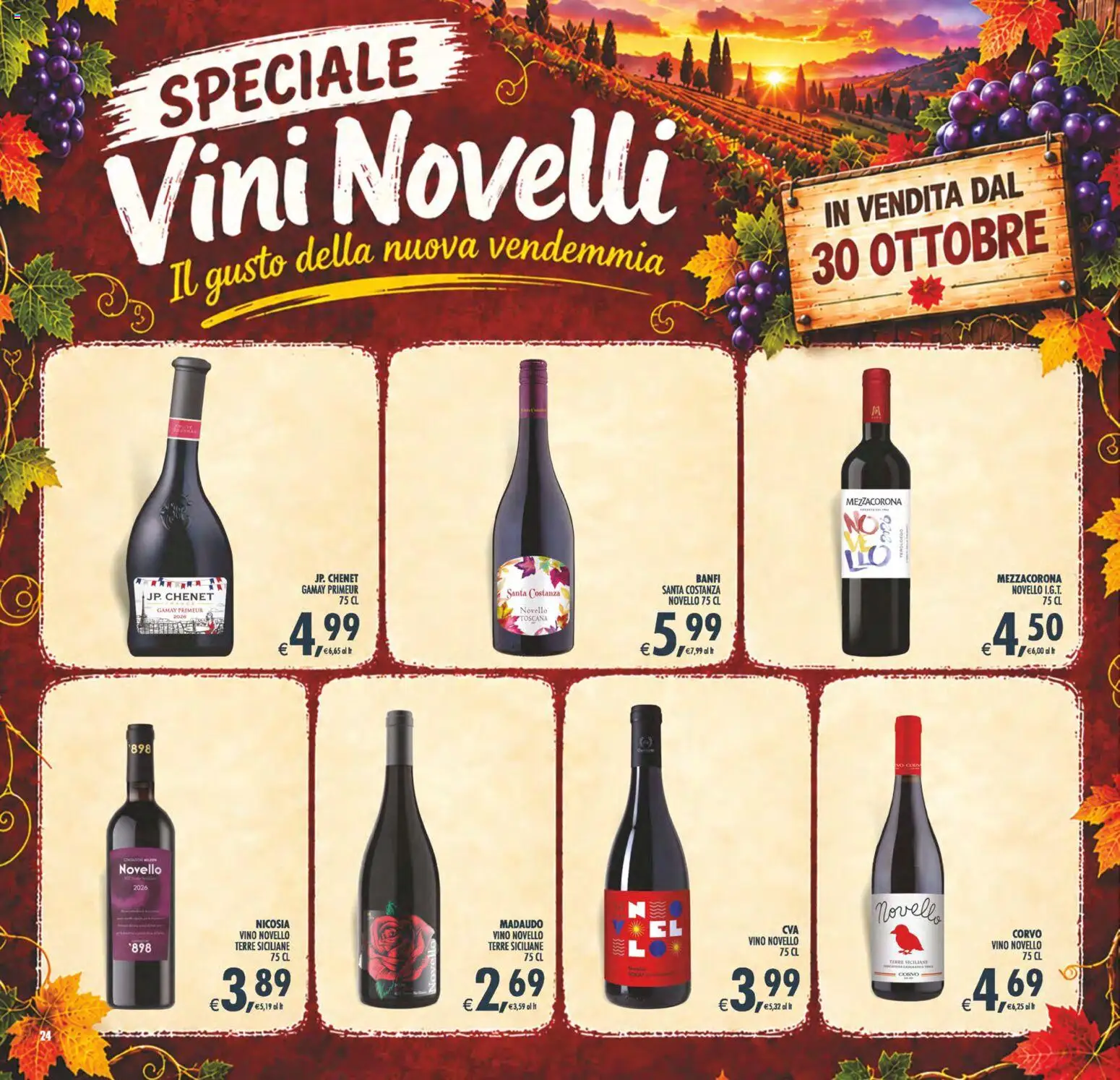 Volantino Decò del 23/10/2026 | Pagina: 24 | Prodotti: Vino