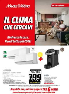 Anteprima del volantino Media World volantino Clima valido a partire dal 09.06.2026