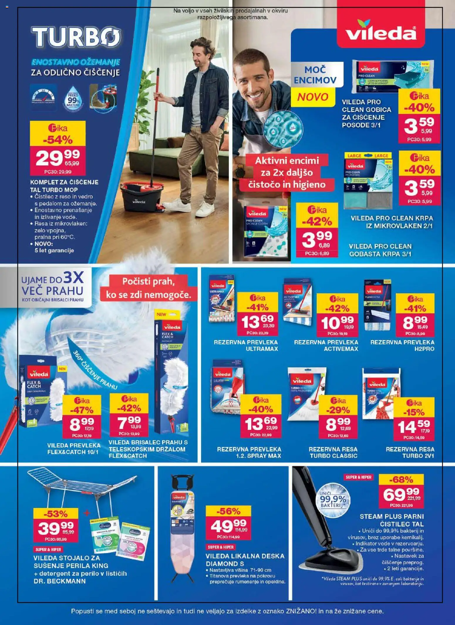 Novi Mercator katalog ponudbe – veljaven od 26.08.2026 | Stran: 9 | Izdelki: Likalna deska, Prevleka, Gobica, Detergent