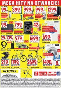 Pogląd oferty "Mediaexpert promocje - Otwarcie po remoncie Warszawa" - ważna od 14.05.2026 | Strona: 8 | Produkty: Kuchenka, Robot, Tchibo, Kosz