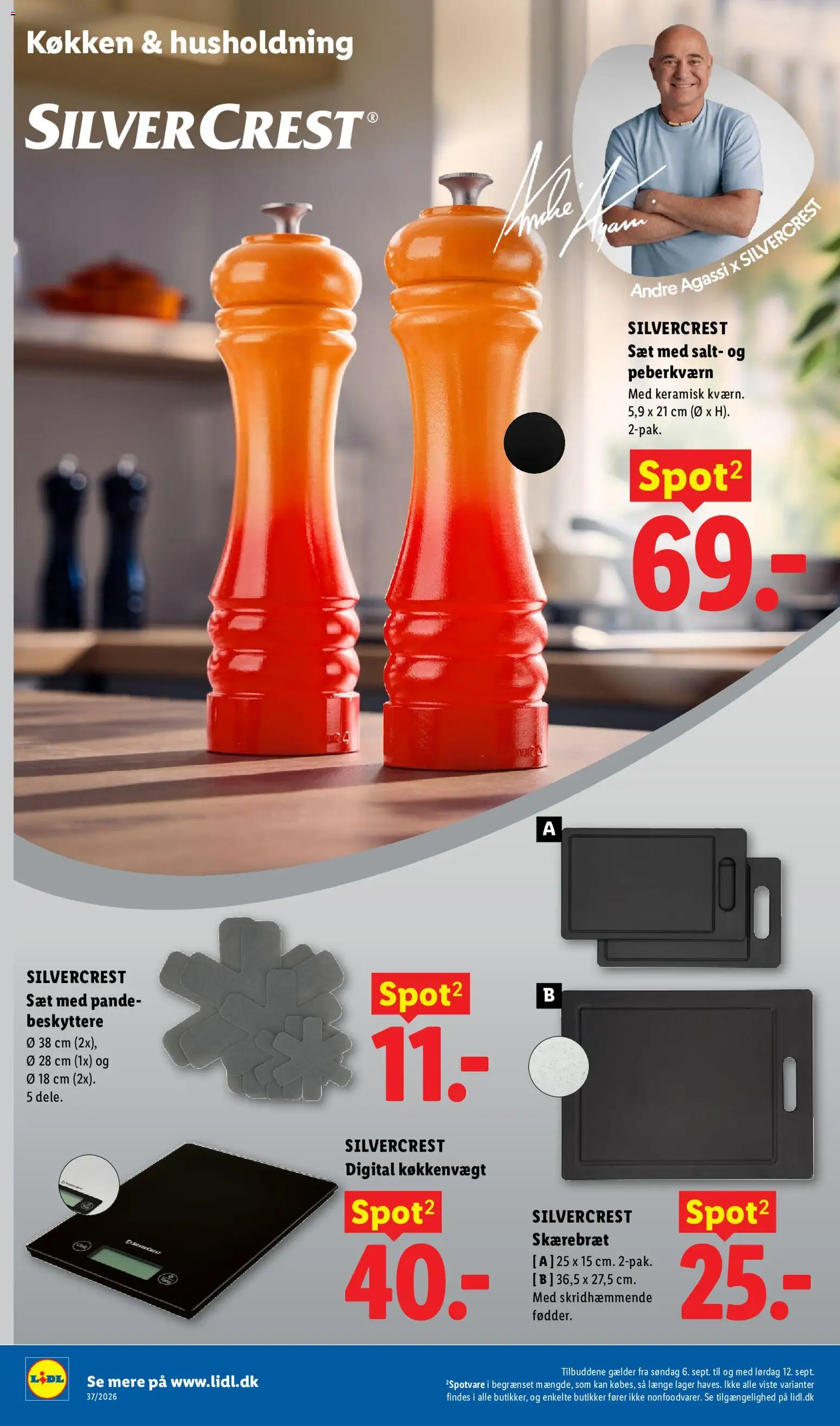 Lidl tilbudsavis – gyldig fra 06/09/2026 | Side: 6 | Produkter: Skærebræt, Salt, Søm, Køkkenvægt