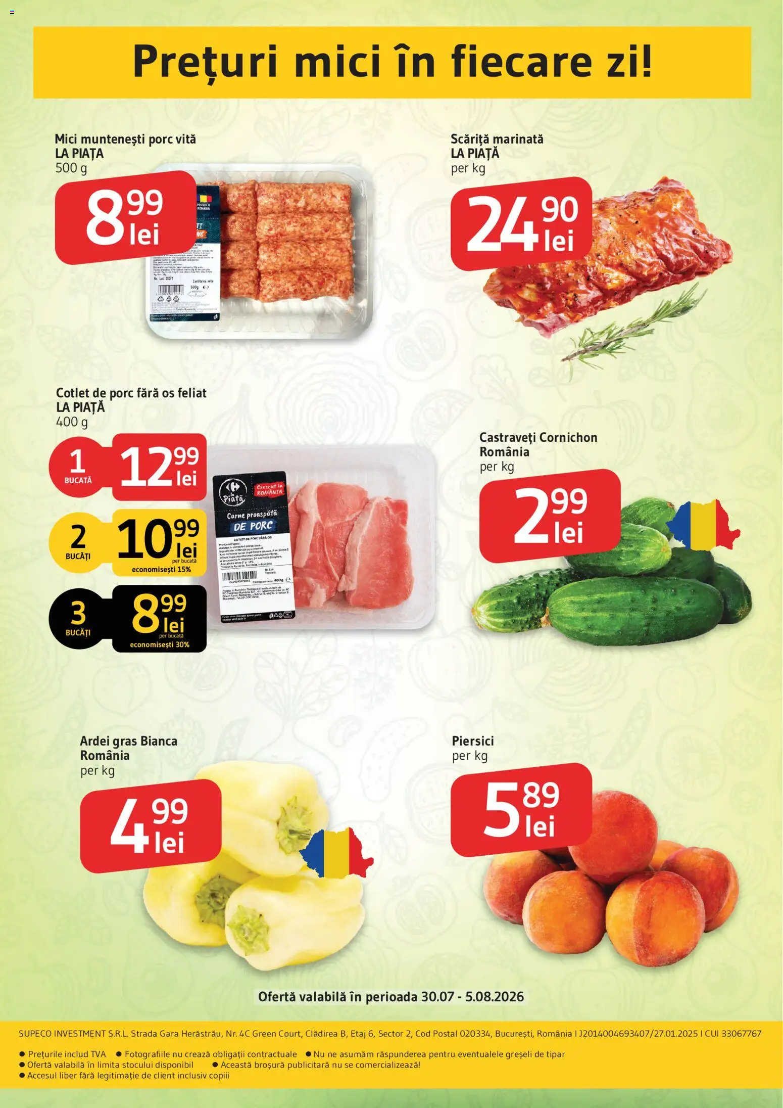 Noul catalog Supeco – valabil de la 30.07.2026 | Pagină: 2 | Produse: Lait de coco, Mici, Ardei, Castraveți